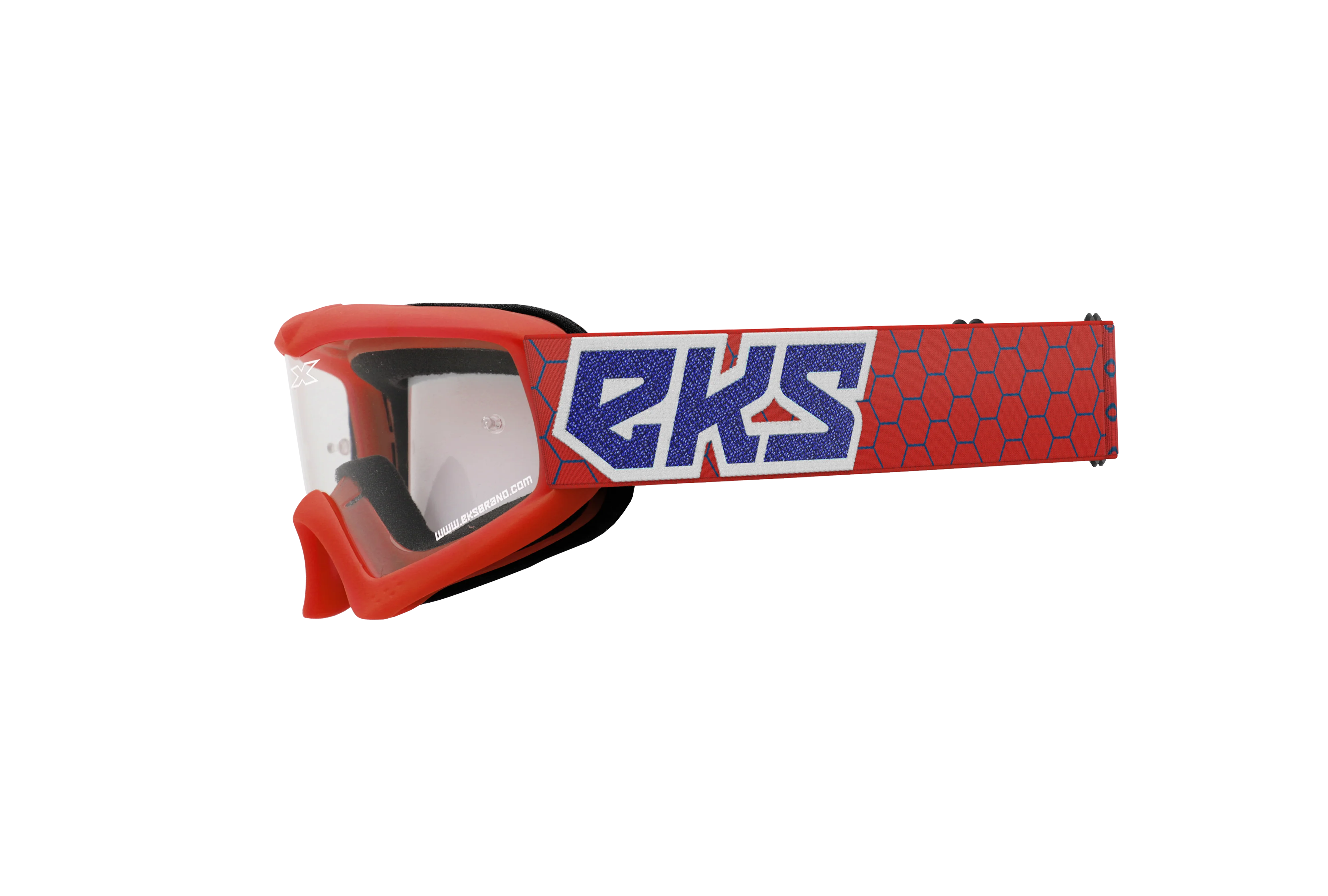 Xgrom Youth Goggle Red/White/Blue Metallic Clear