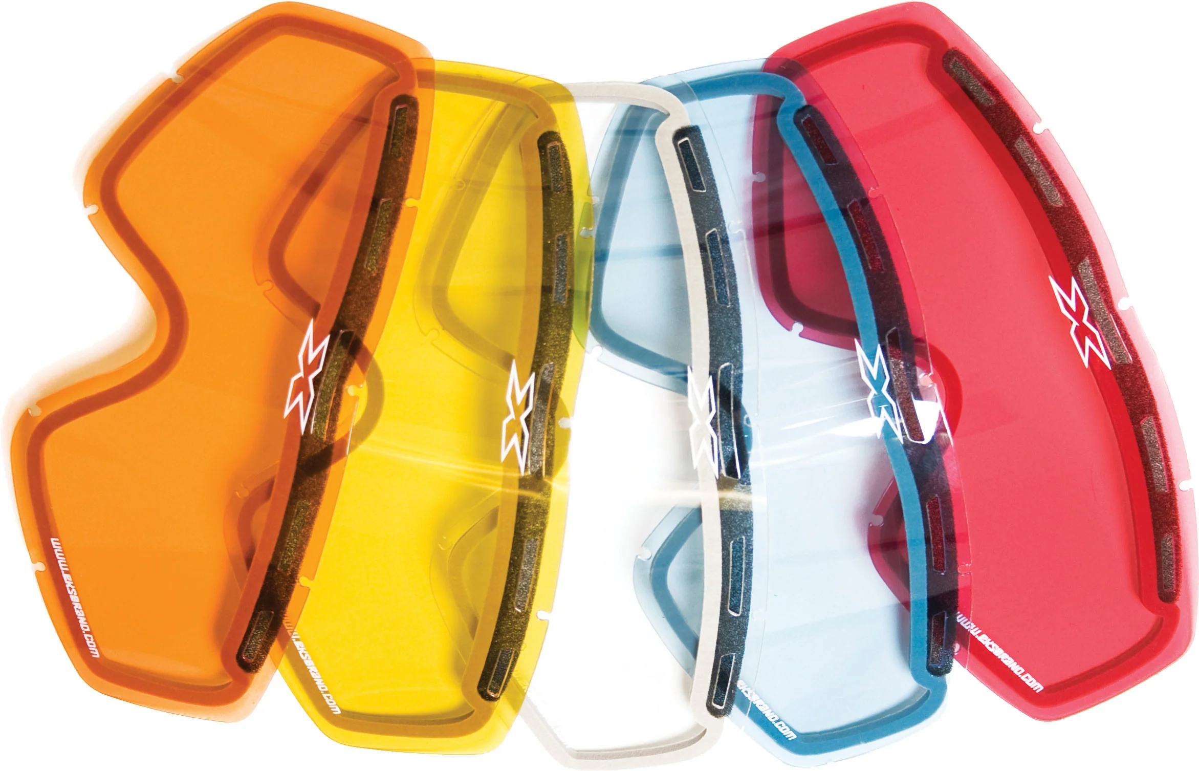Go-X Dual-Pane Vented Lens Blue Mirror