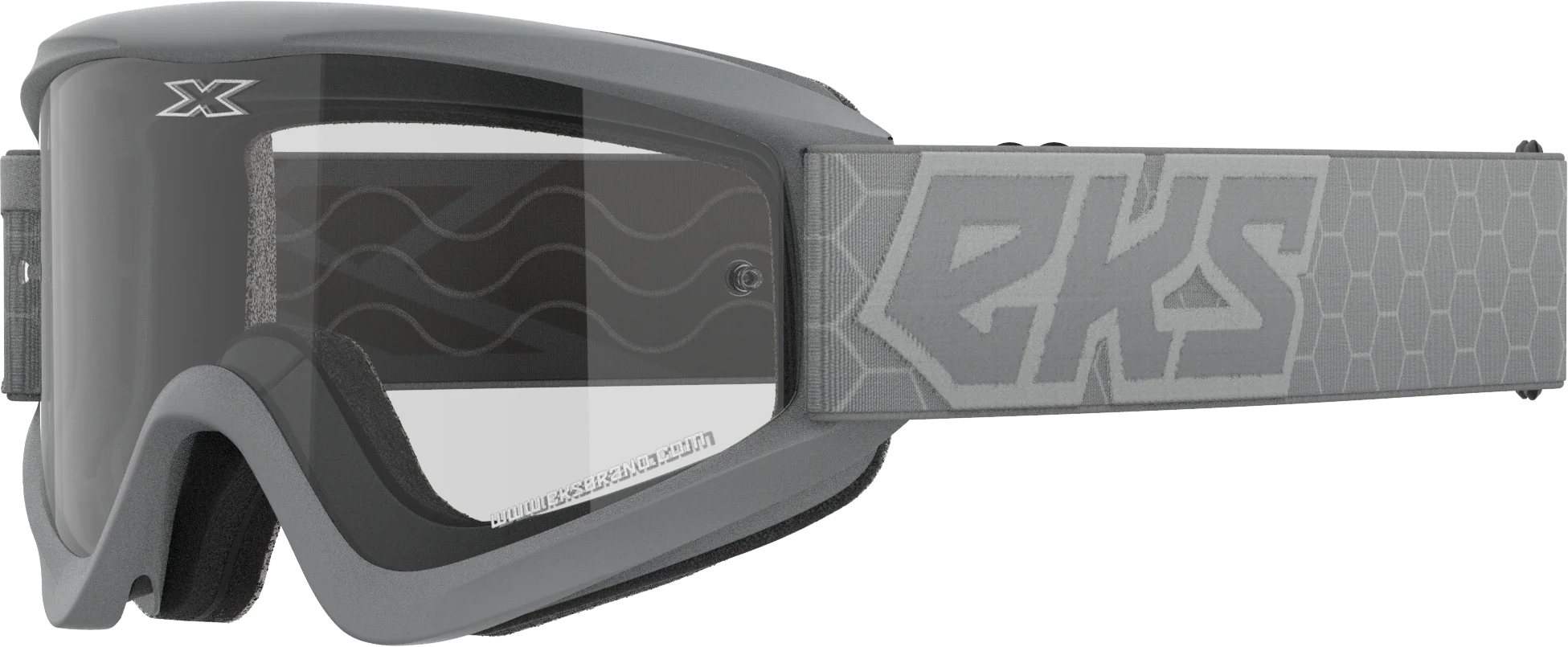 Flat Out Clear Goggle Grey Clear