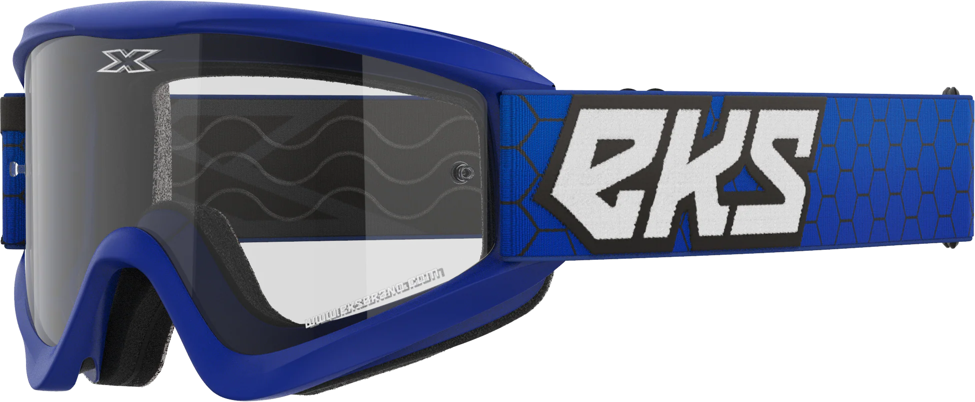 Flat Out Clear Goggle Royal Blue Clear