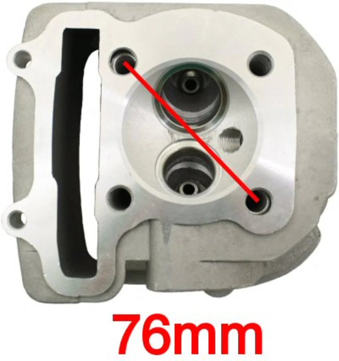 150cc GY6B Cylinder Head - Non-Emission - Image 2