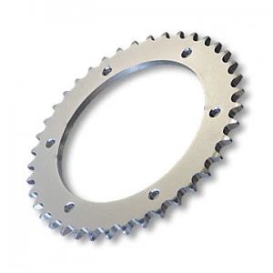 2166-40 Steel Go Kart Sprocket, #40/41/420, 40T, One-Piece, 6-Bolt, Bore 4.563" Bolt Circle 5.25" Bolt Pattern P5245