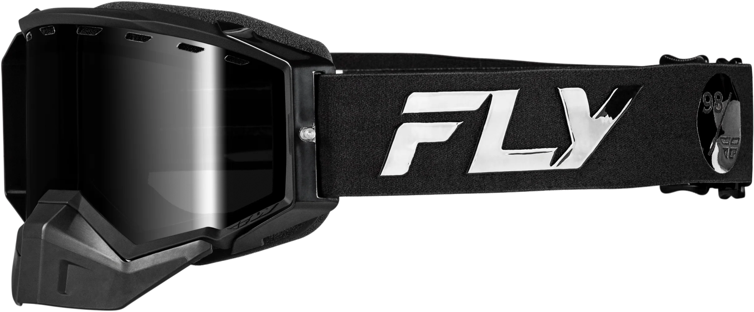 Zone Elite Snw Goggle Blk/Blk W/Blk Mir/Plrzd Smoke Lens