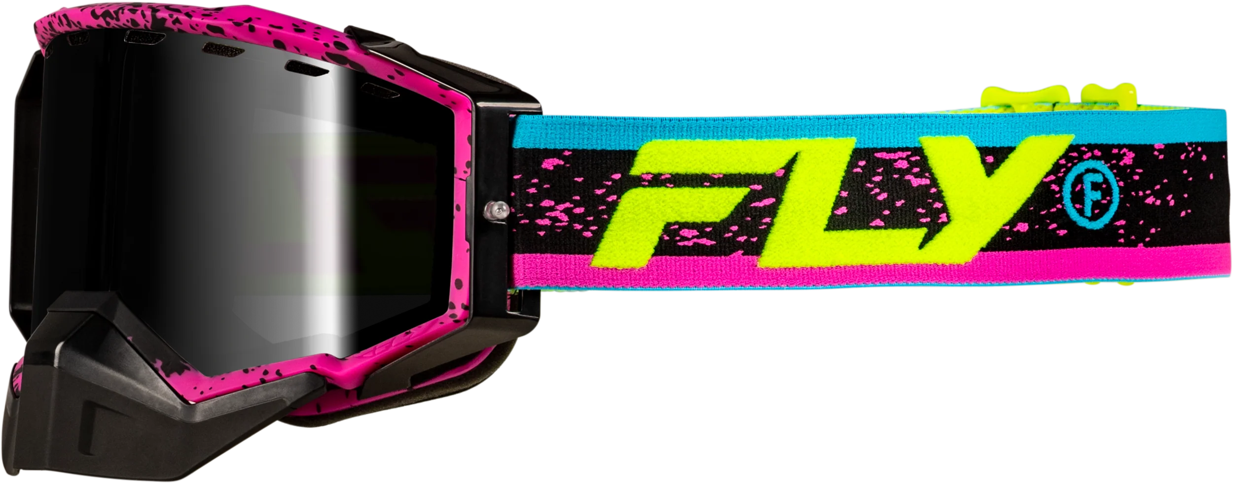 Zone Snow Goggle Pink/Blk W/Pink Mirror/Rose Lens