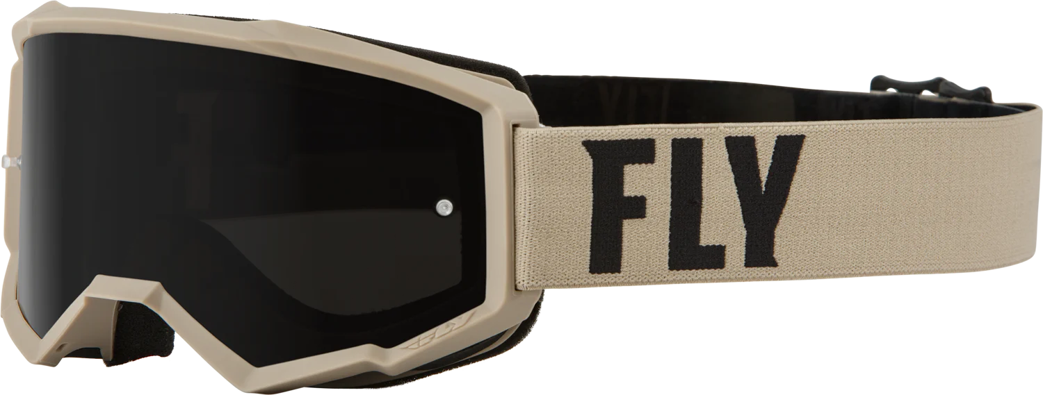 Focus Sand Goggle Khaki/Brown W/ Dark Smoke Lens