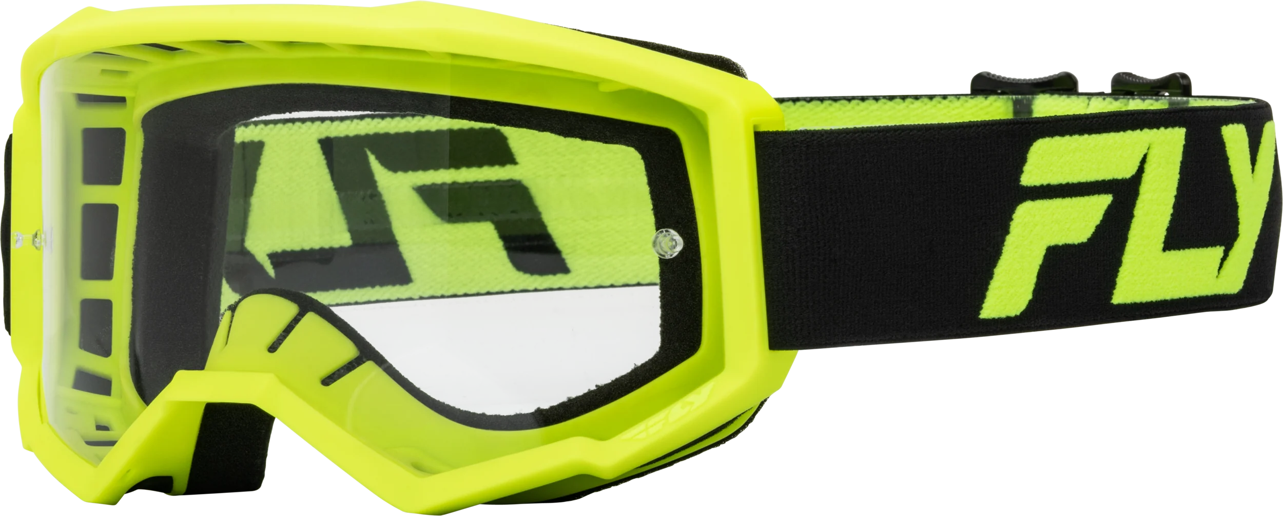 Youth Focus Goggle Blk/Hi-Vis W/ Clear Lens