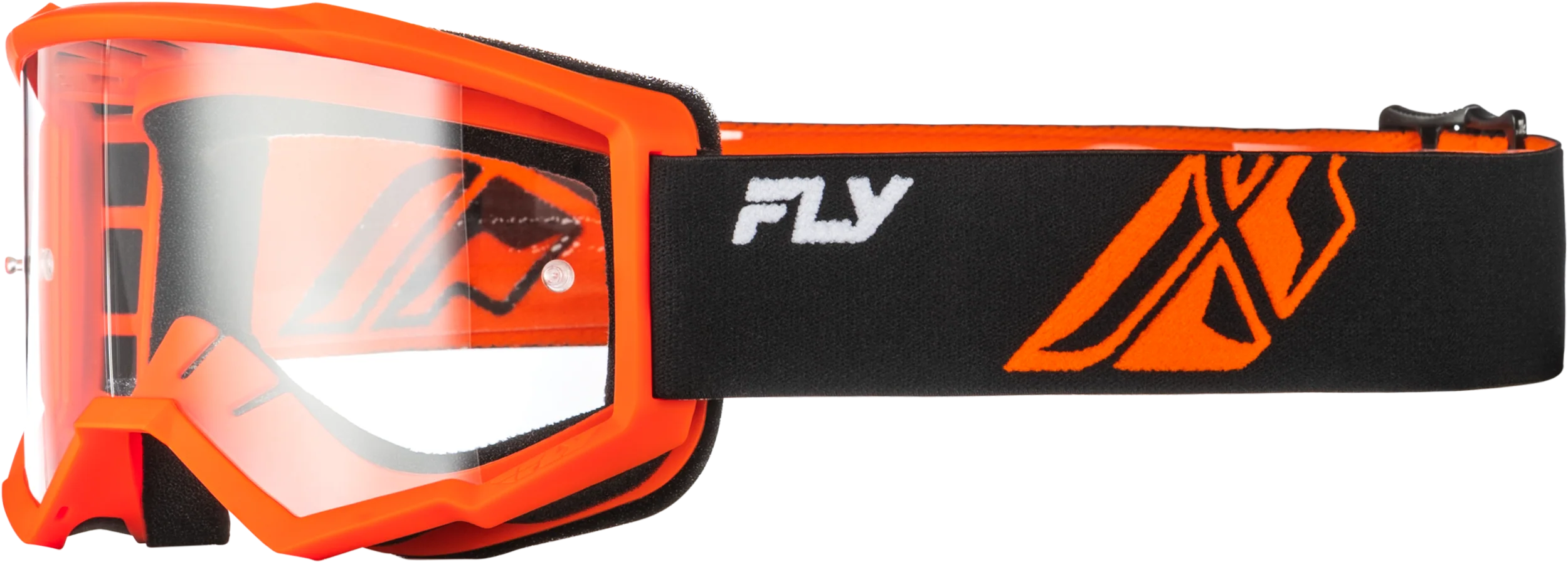 Focus Goggle Black/Orange W/ Clear Lens