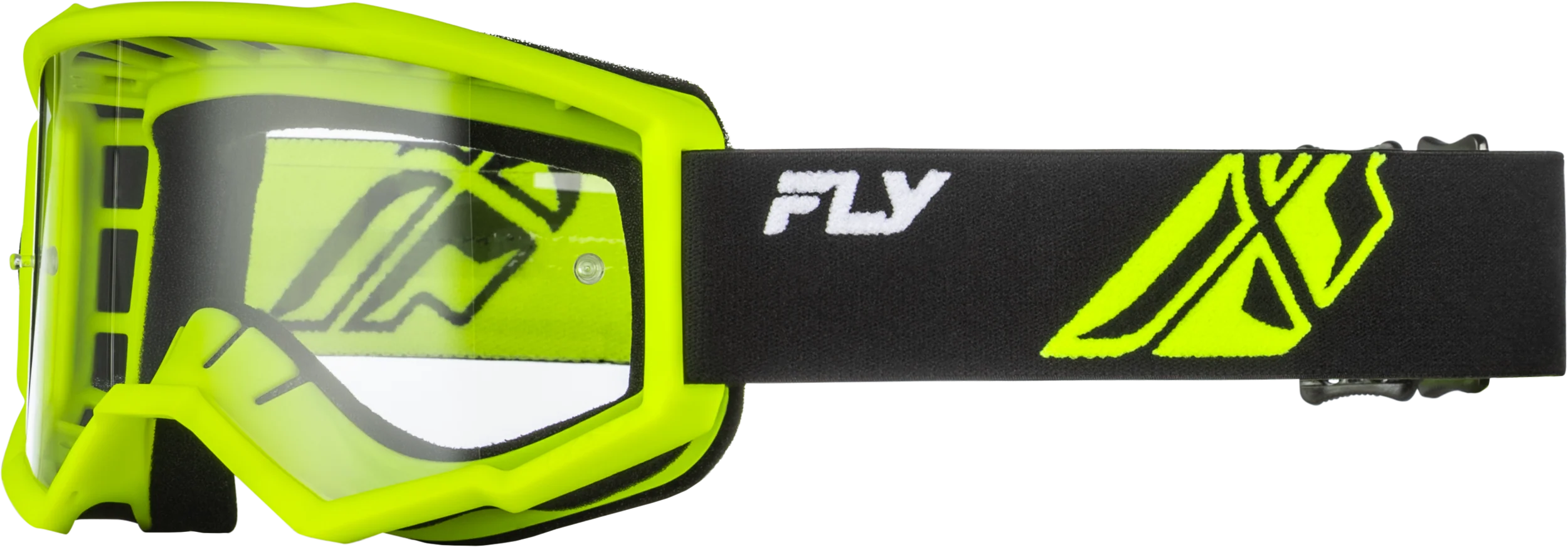 Youth Focus Goggle Hi-Vis/Blk W/ Clear Lens