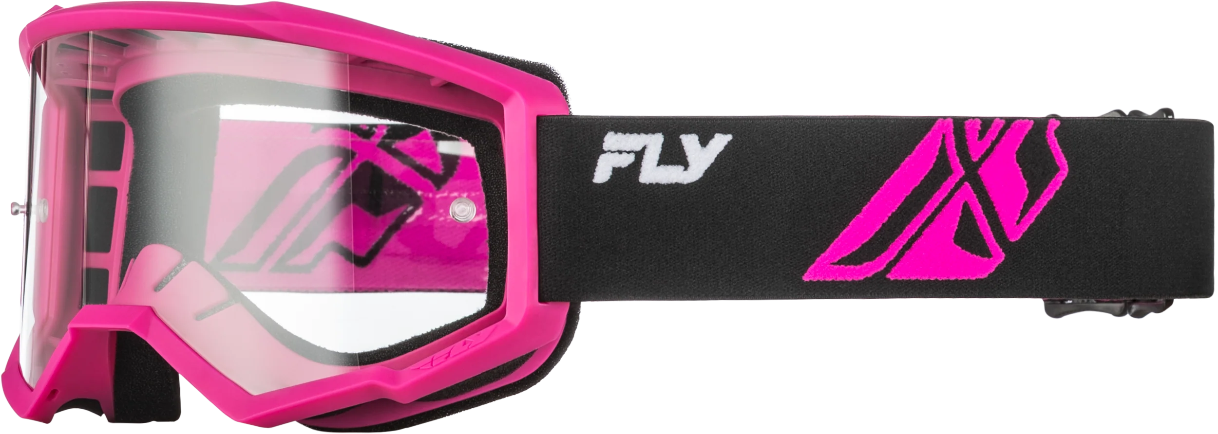 Focus Goggle Black/Pink W/ Clear Lens