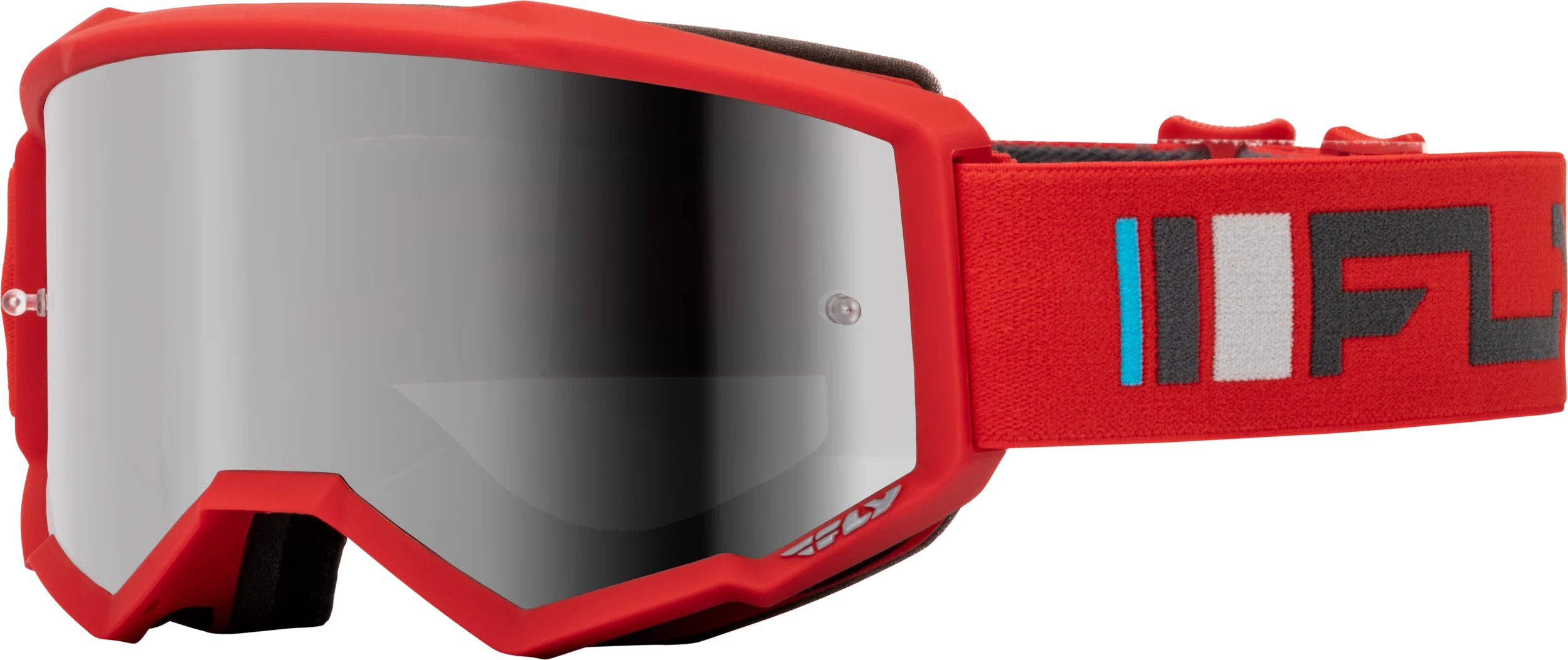 Youth Zone Goggle Red/Charcoal W/ Silver Mirror/Smoke Lens