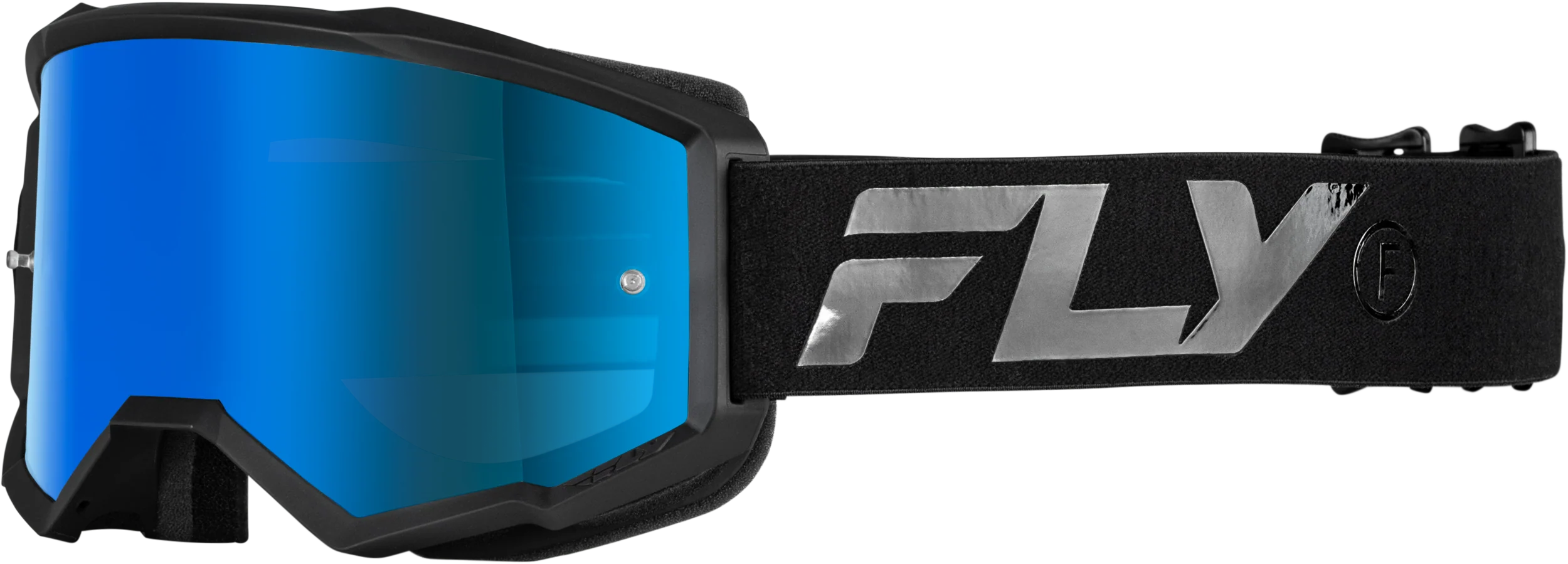 Youth Zone Goggle Black/Black W/ Sky Blue Mirror/Smoke Lens