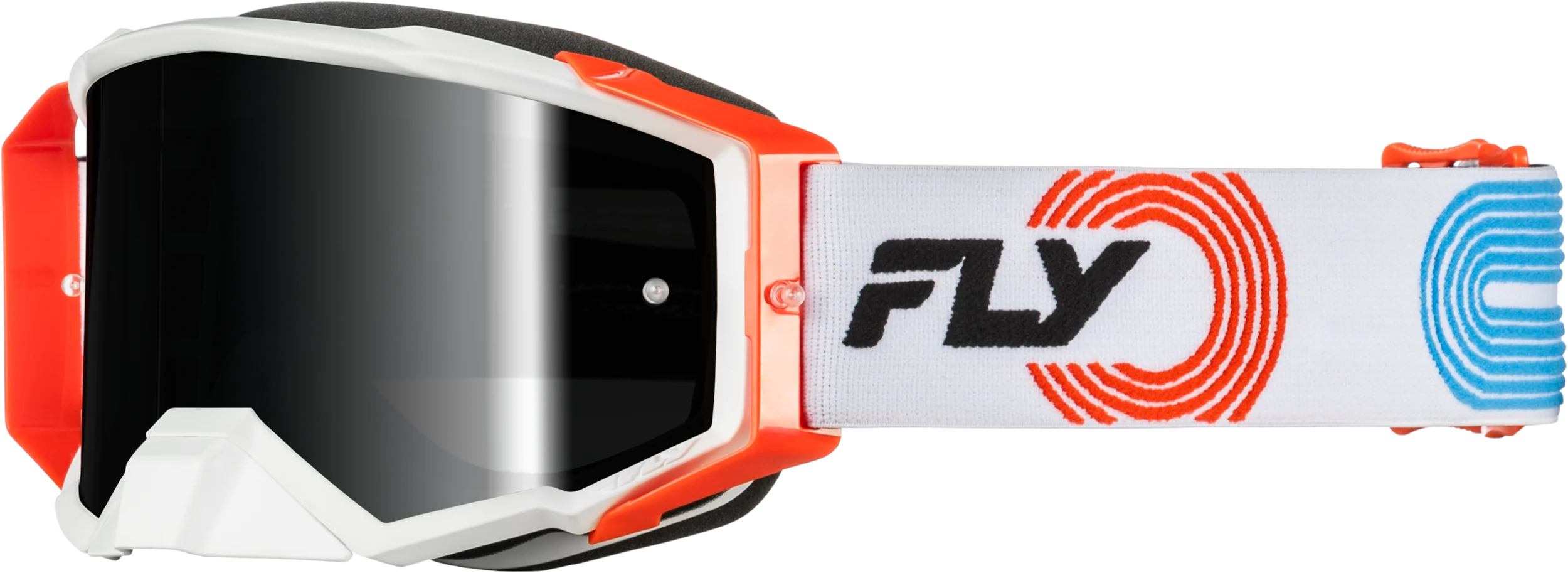 Zone Elite Goggle Grey/Red/Blu W/ Black Mirror/Smoke Lens