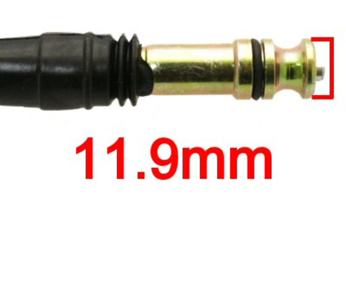 39" Speedometer Cable - 11.9mm End - Image 2