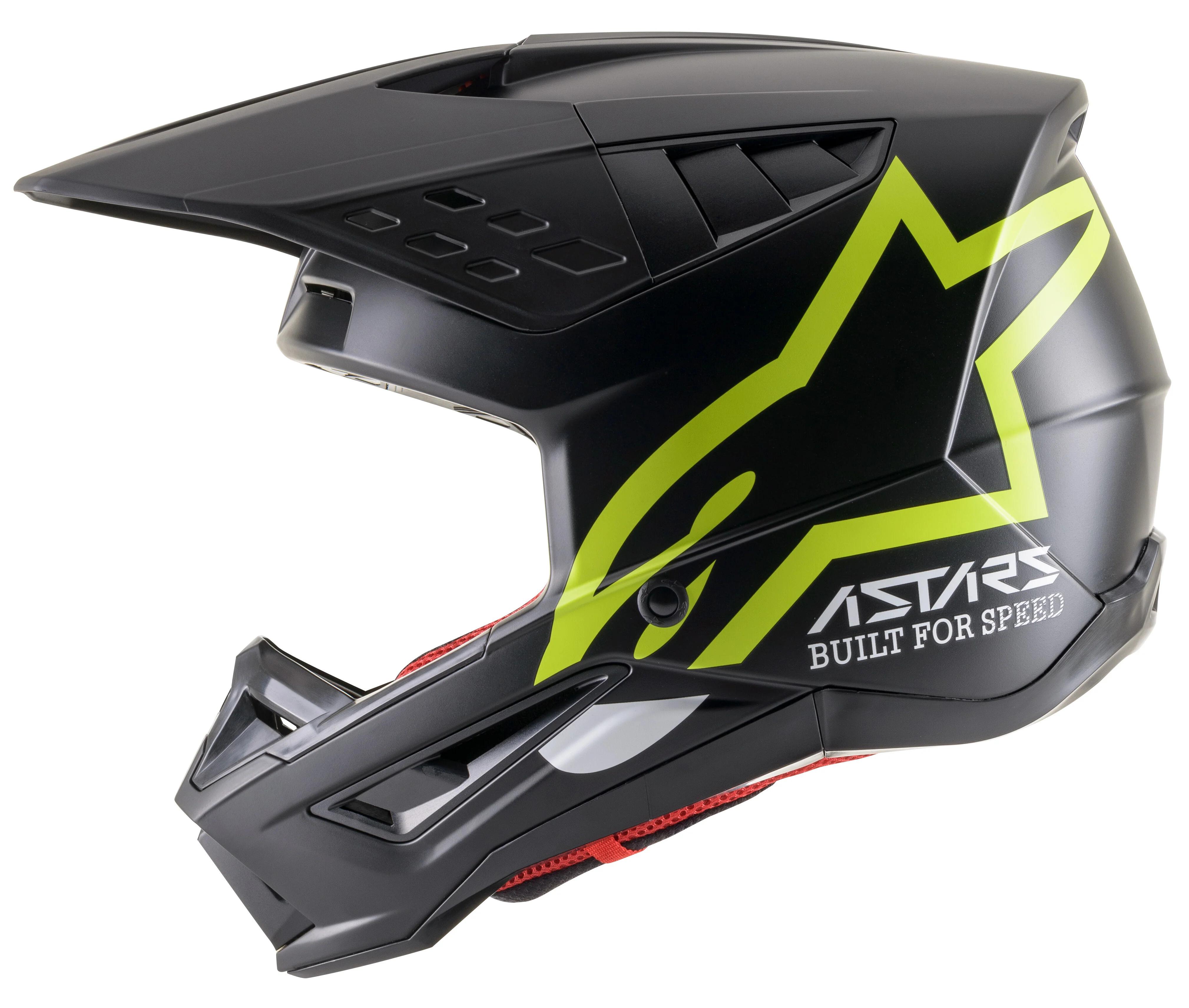 S-M5 Compass Helmet Matte Black/Yellow Fluo Xs