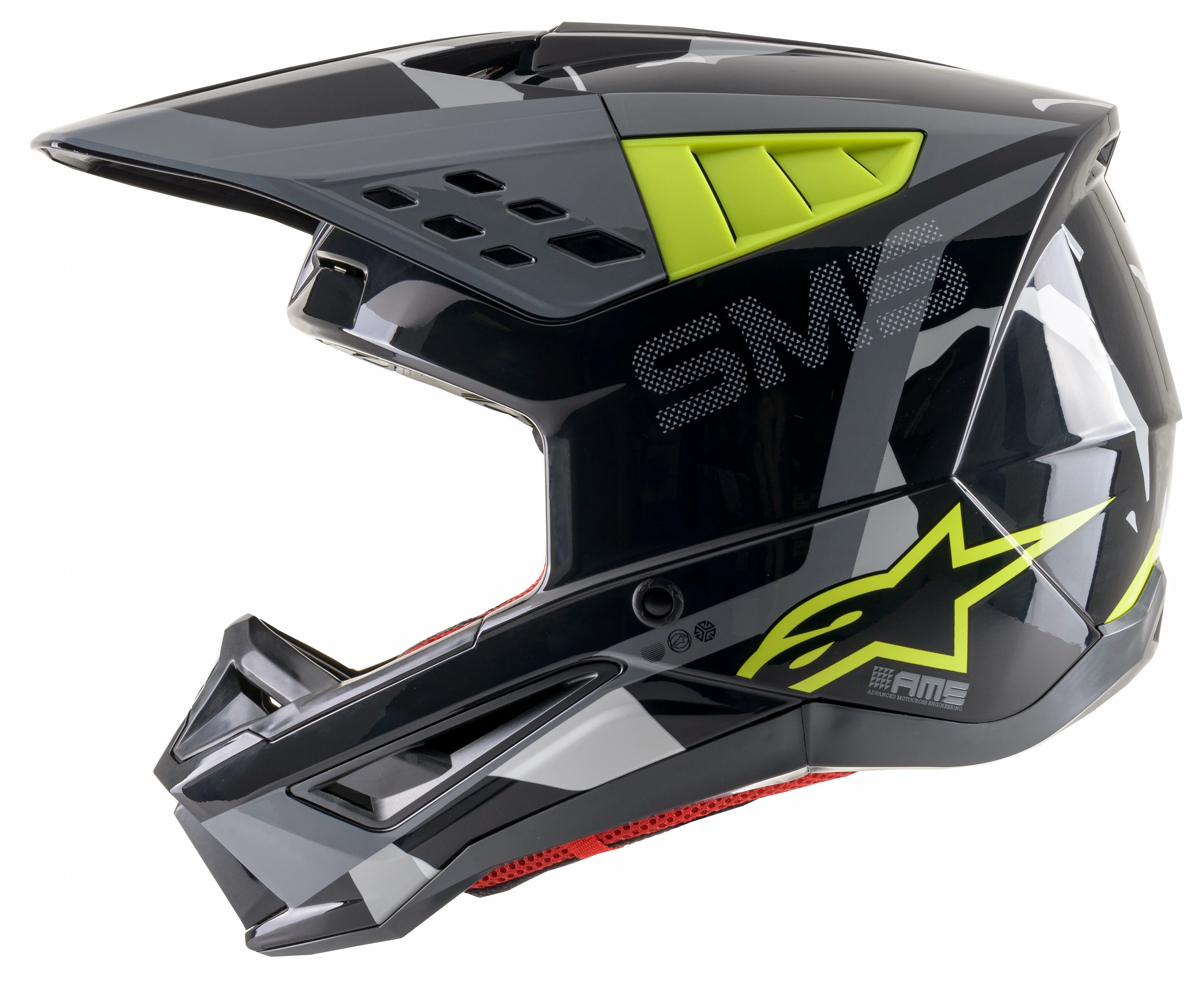 S-M5 Rover Helmet Anthracite/Yel Fluo/Camo Md