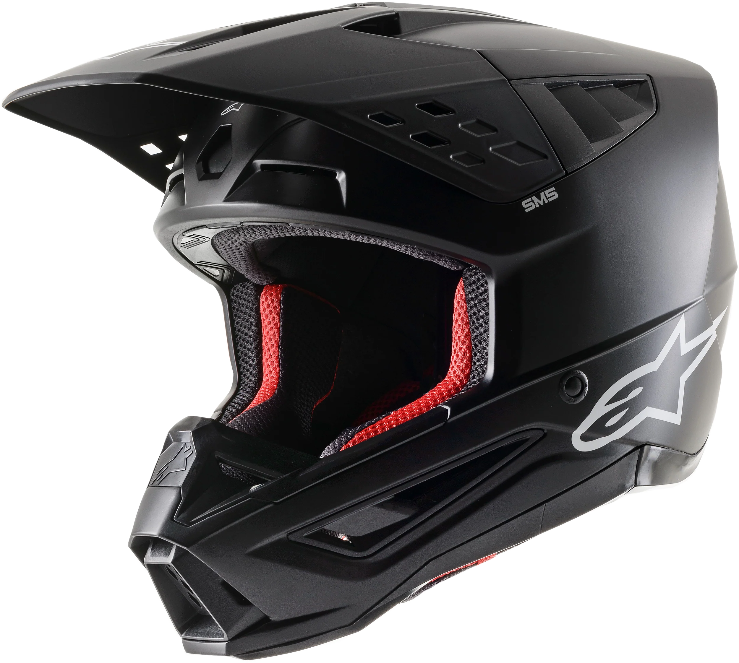 S-M5 Solid Helmet Black Matt Xs