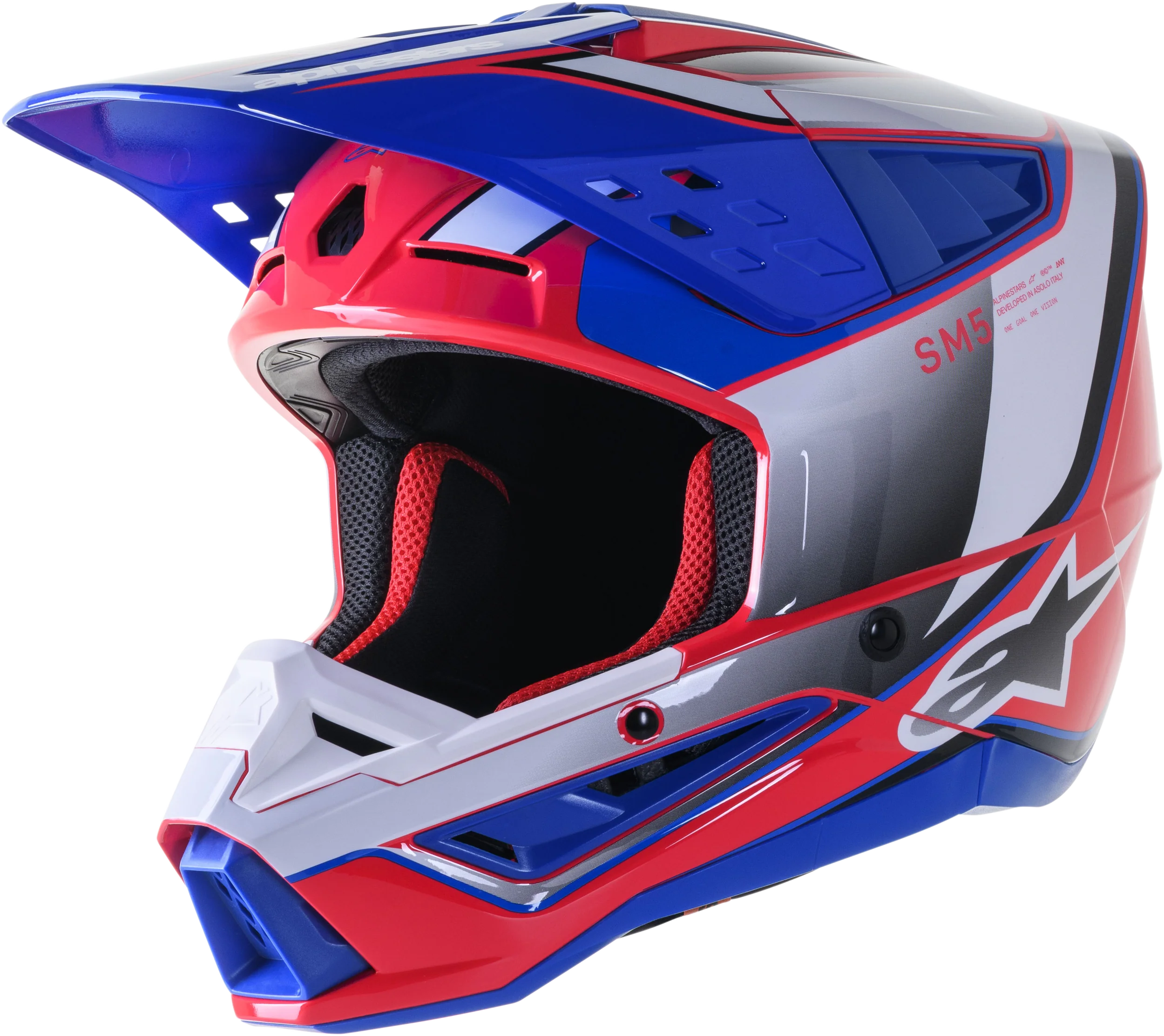 S-M5 Sail Helmet Wht/Diva Pnk/Enamel Blu G Lg