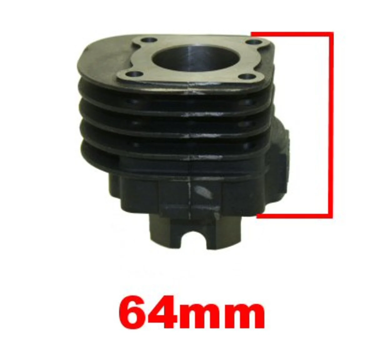 Cylinder for 50cc 2-stroke Minarelli 1PE40QMB Jog Engines - Image 3