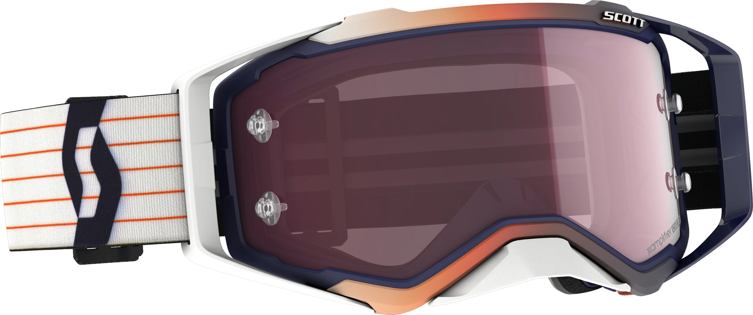 Prospect Goggle Blue/White W/Rose Amp Works