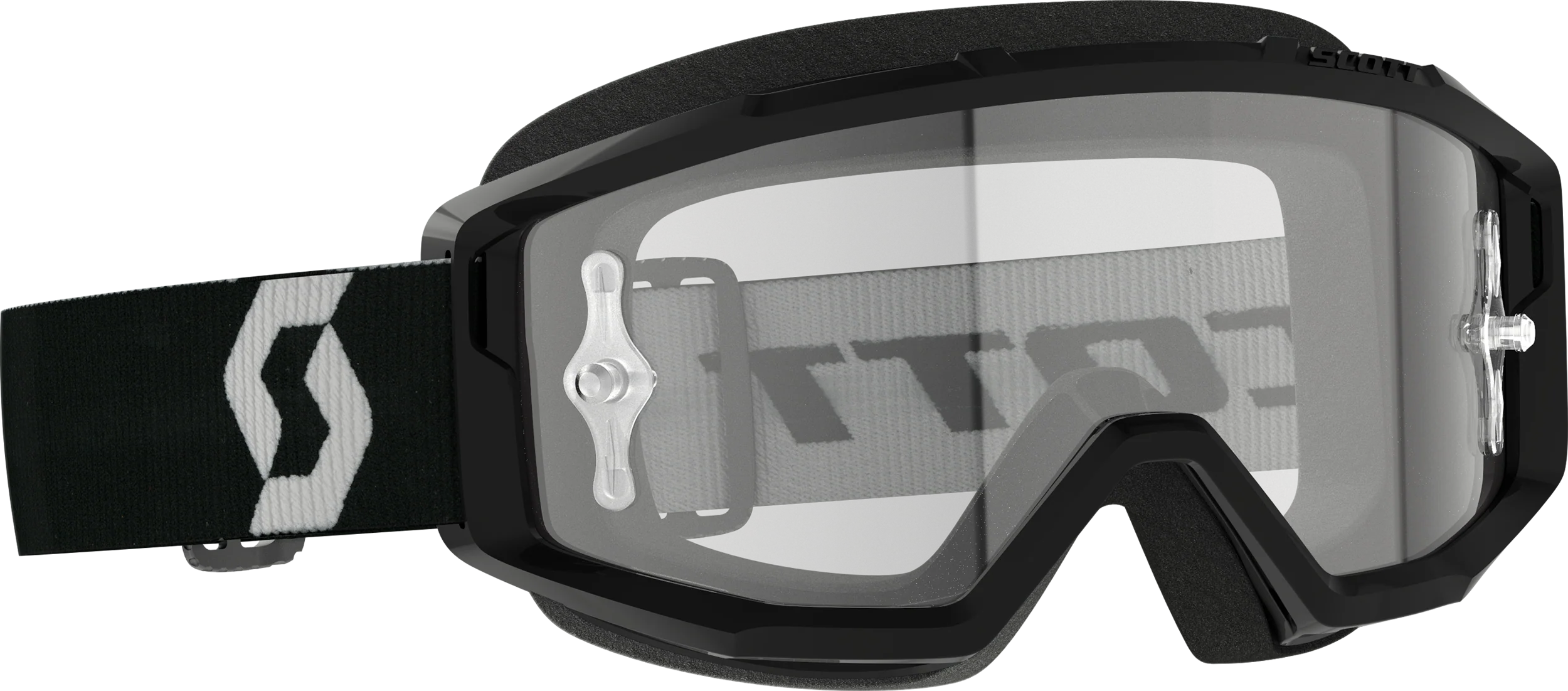 Primal Goggle Black/White Clear Works