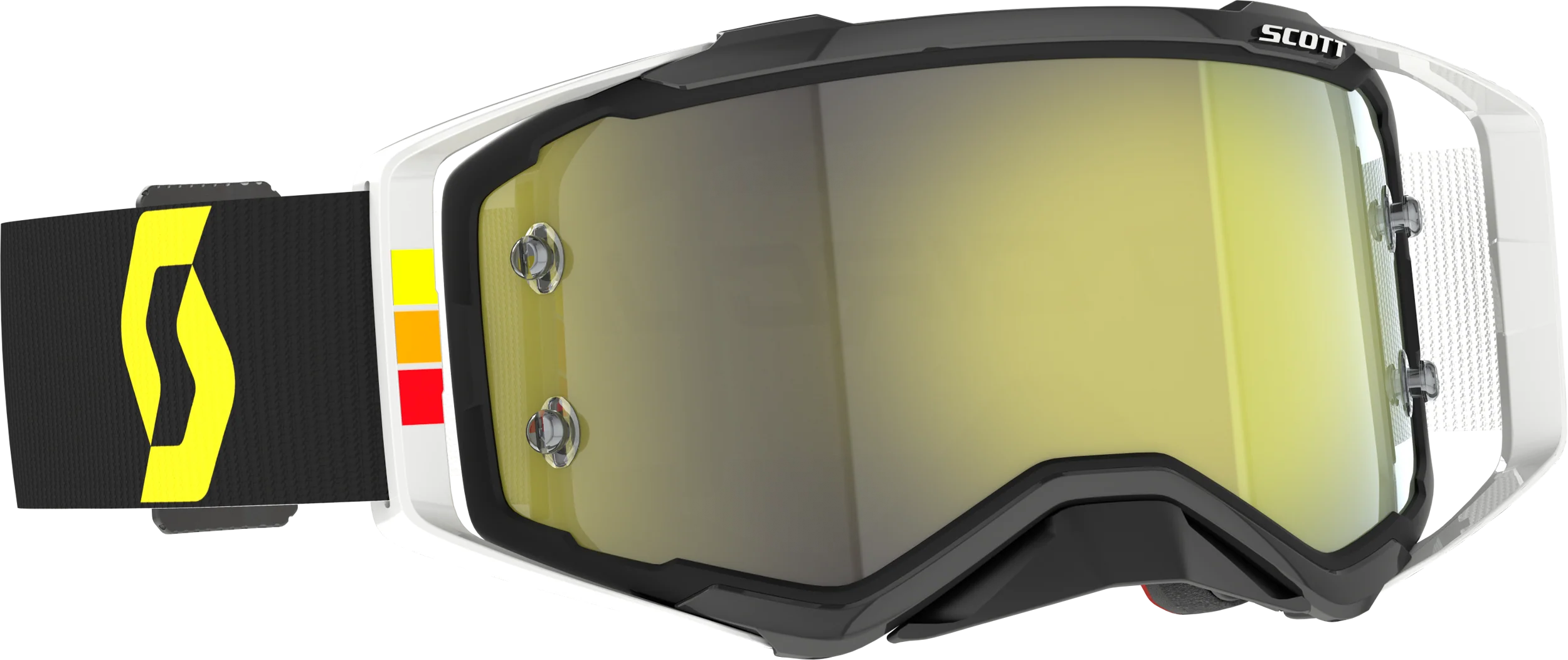 Prospect Pro Circuit Goggle Black/White Yellow Chrome Work