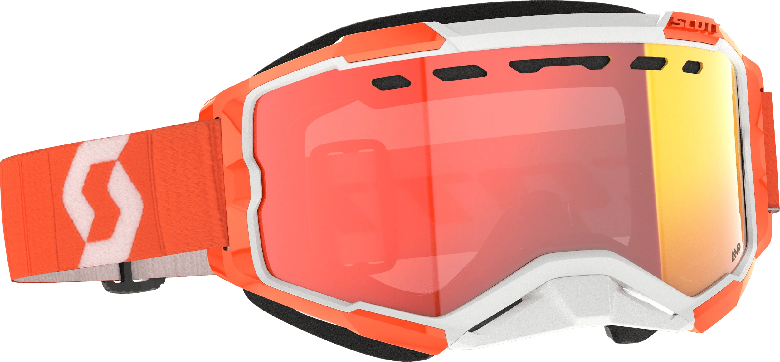 Fury Snowcross Goggle Orange Enhancer Red Chrm