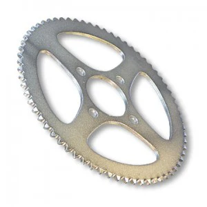 2167-54 Steel Go Kart Sprocket, #40/41/420, 54T, One-Piece, Bore 2.0", 4-Bolt, Bolt Circle 2.875", Bolt Pattern P5263