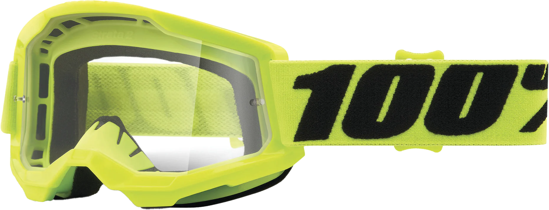 Strata 2 Junior Goggle Fluo Yellow Clear Lens