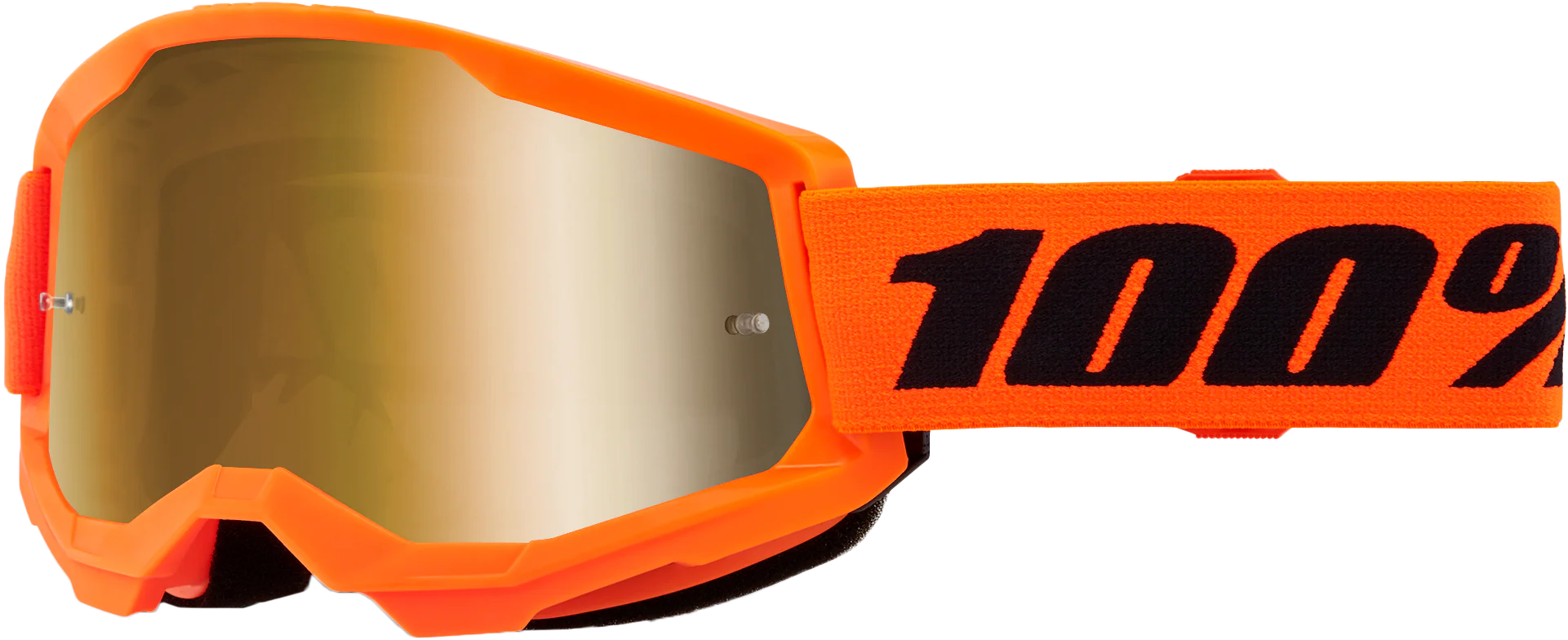 Strata 2 Junior Goggle Neon Orange Mirror Gold Lens