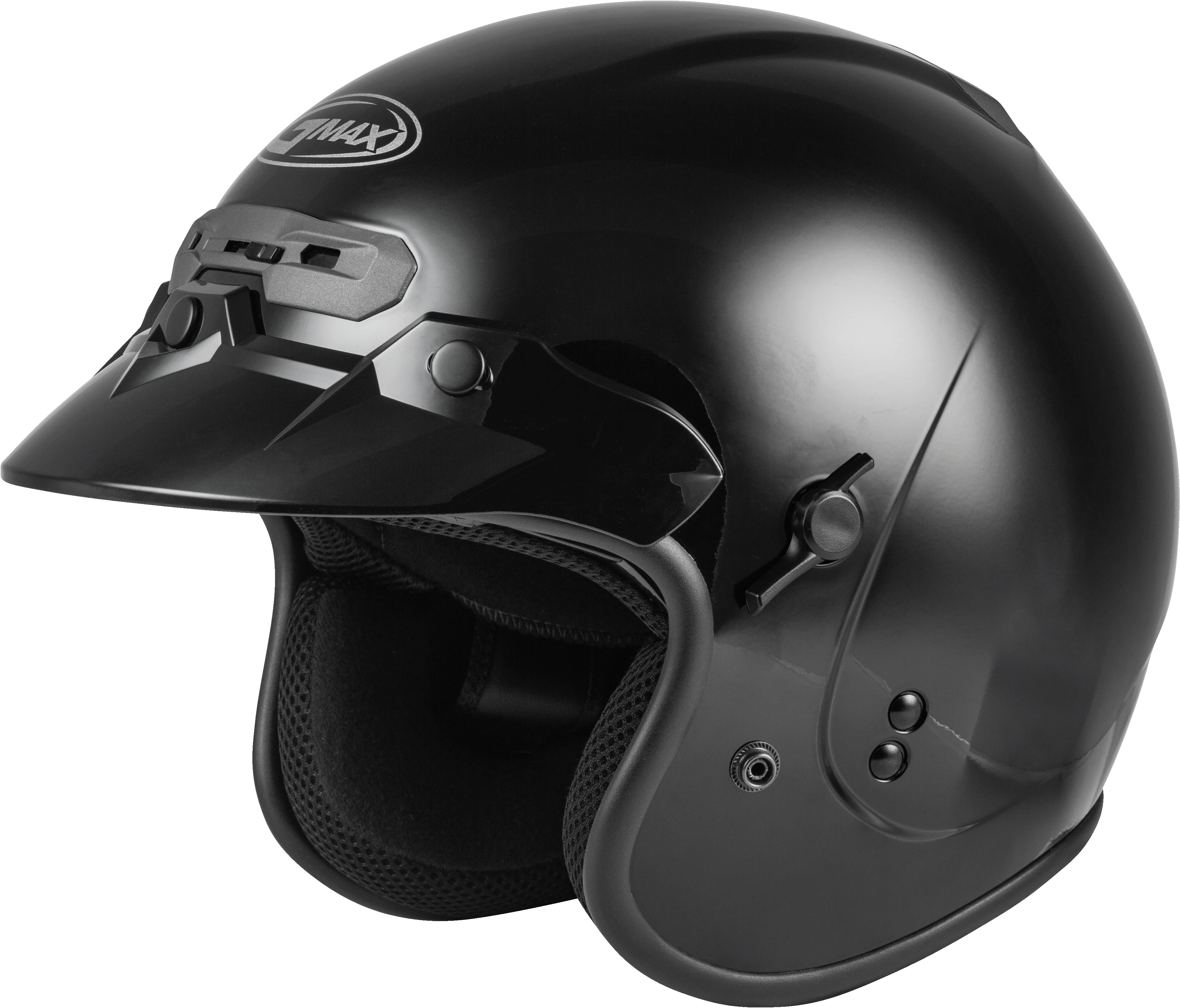 Gm-32 Open-Face Helmet Black Xs