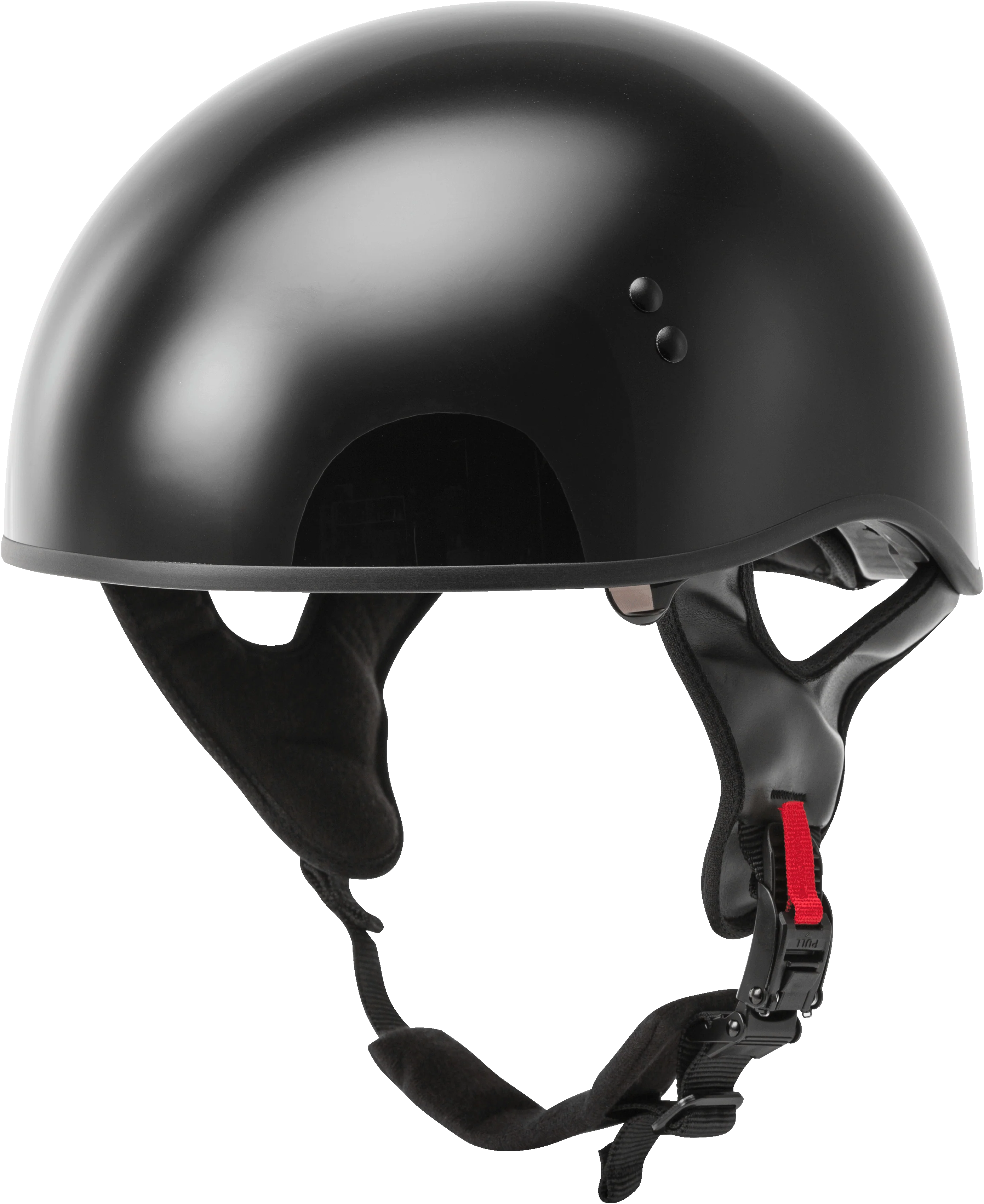 Hh-65 Half Helmet Naked Black Md
