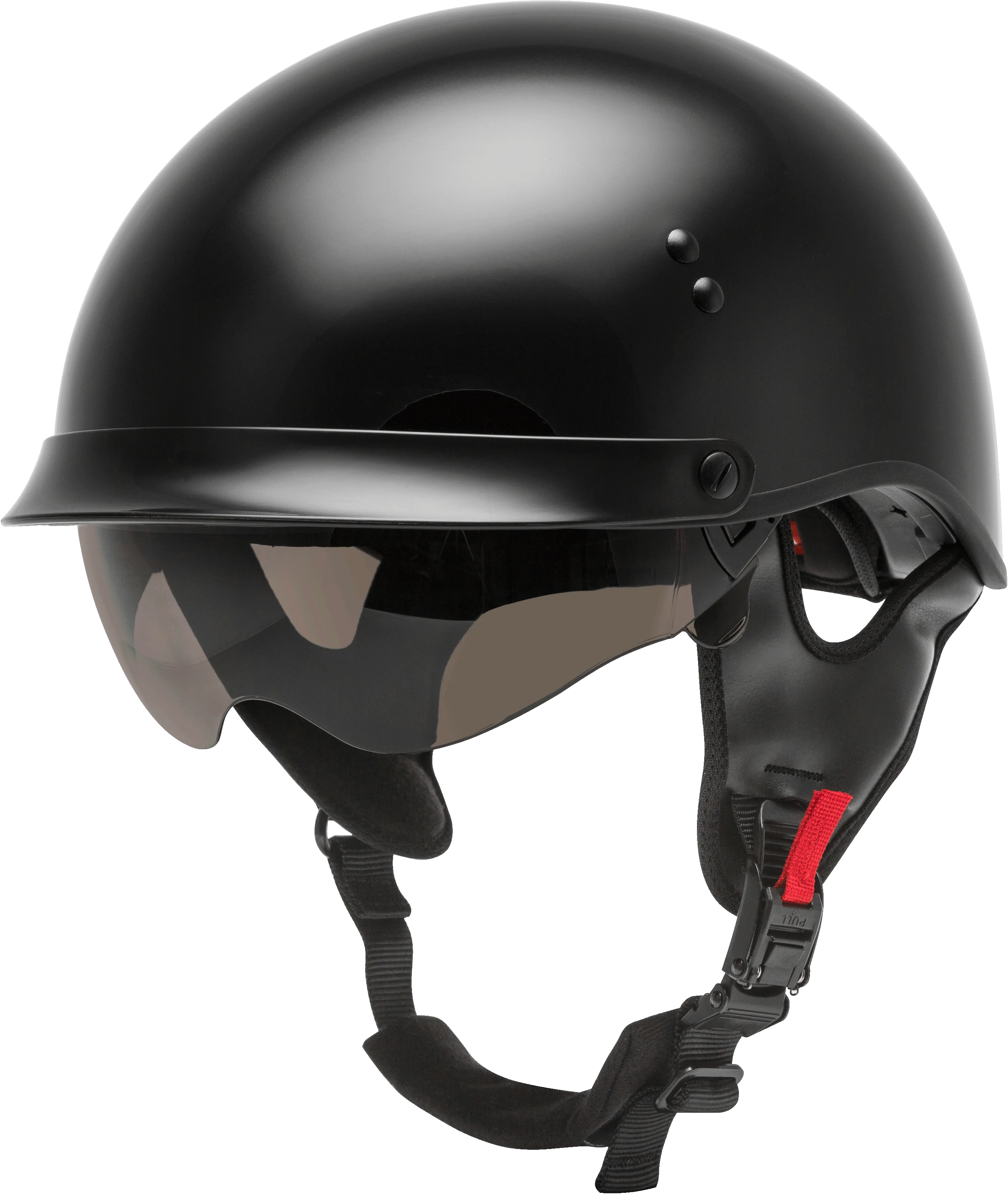 Hh-65 Half Helmet Full Dressed Black Md