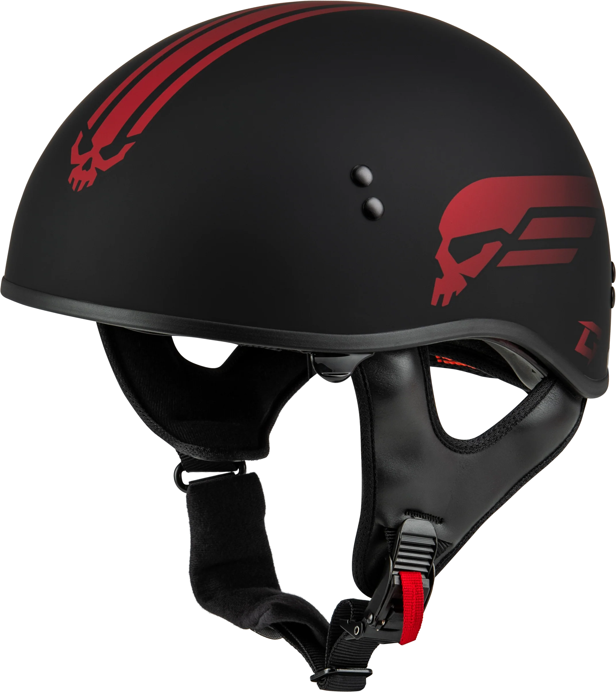 Hh-65 Retribution Helmet Matte Black/Red Xl