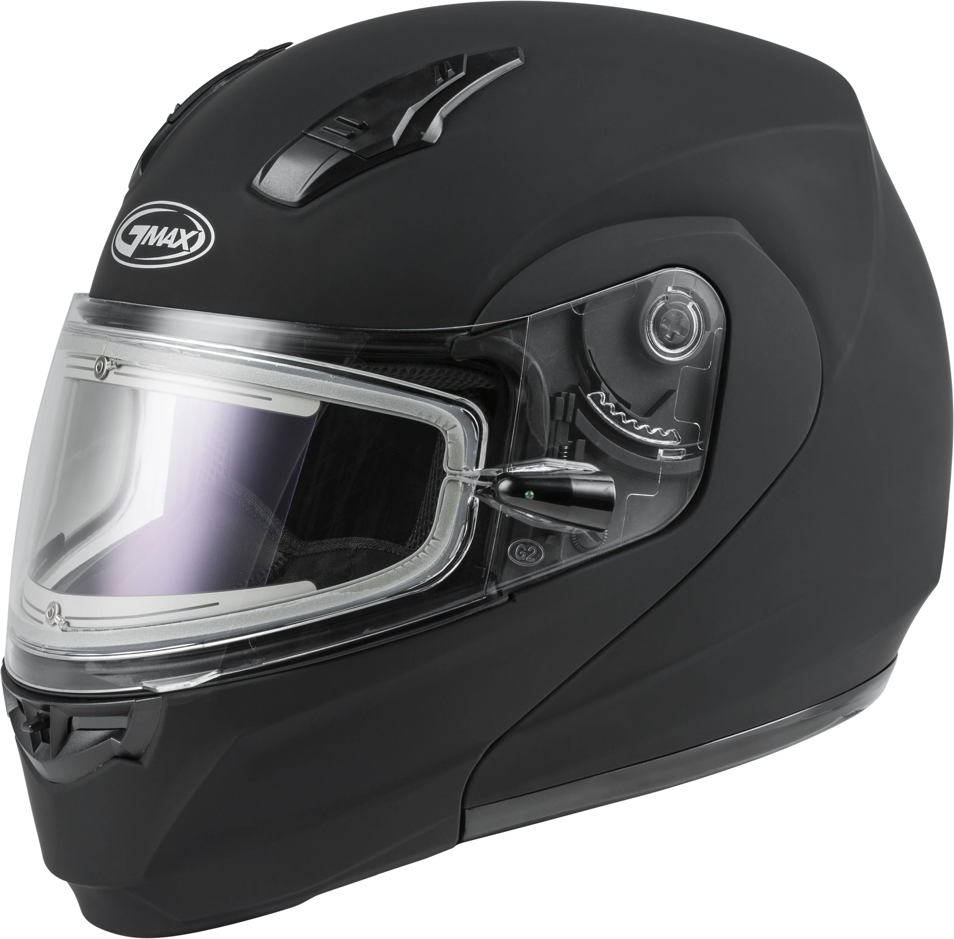Md-04s Modular Snow Helmet W/Electric Shield Matte Blk Md