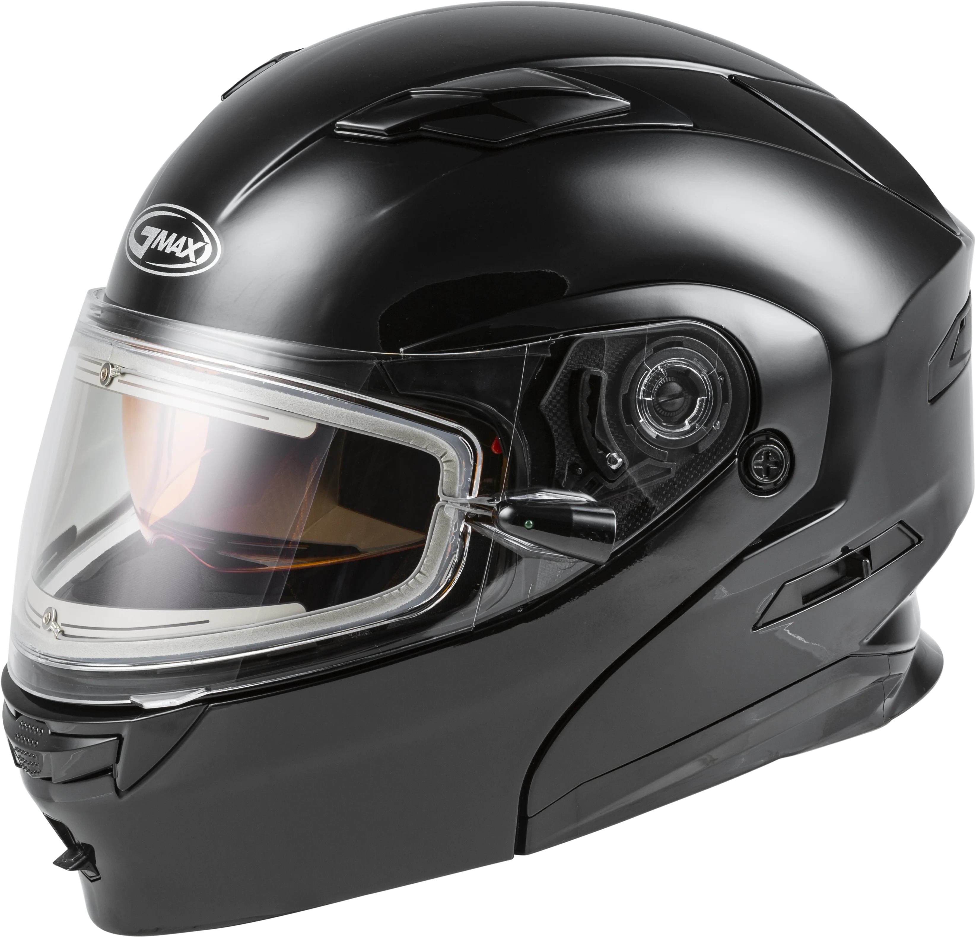 Md-01s Modular Snow Helmet W/Electric Shield Black Xs
