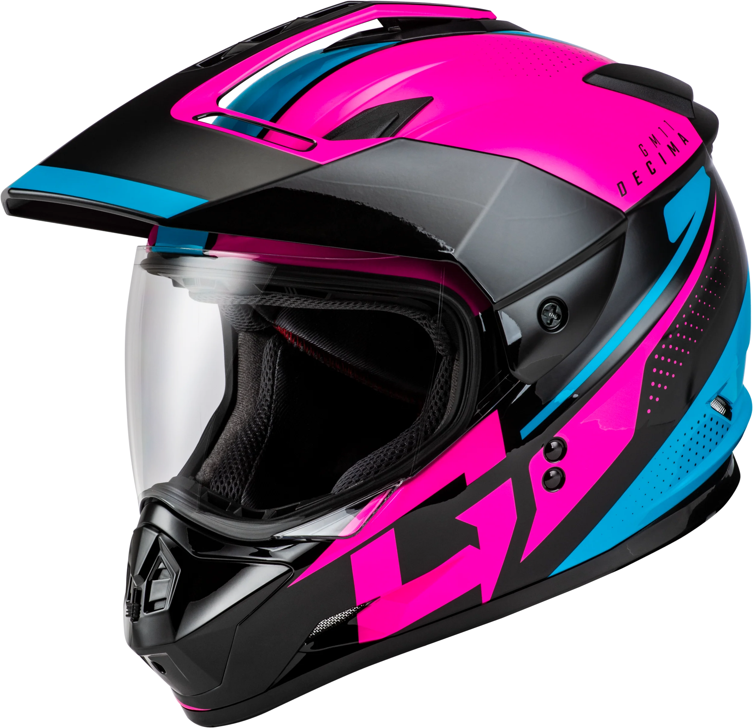 Gm-11 Decima Helmet Black/Pink/Blue Sm