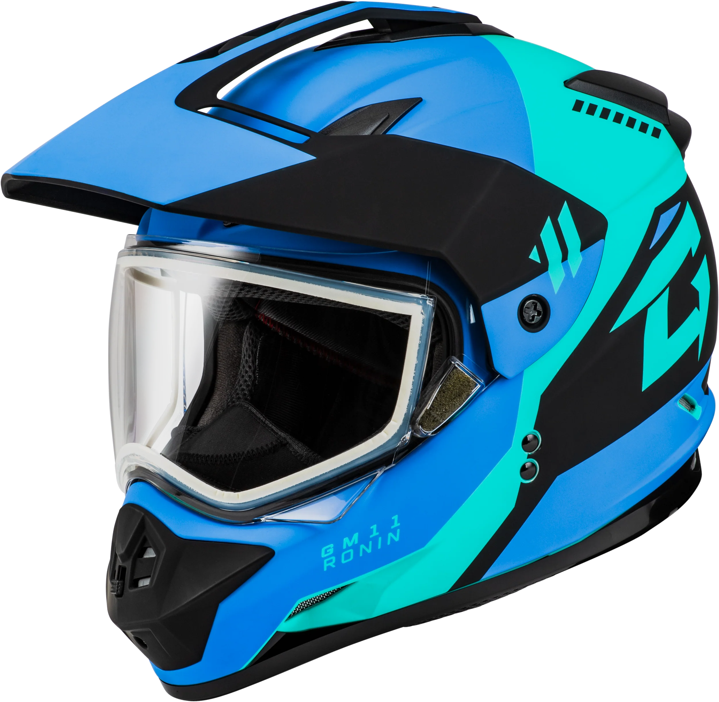Gm-11s Ronin Snow Helmet Matte Black/Blue Xs