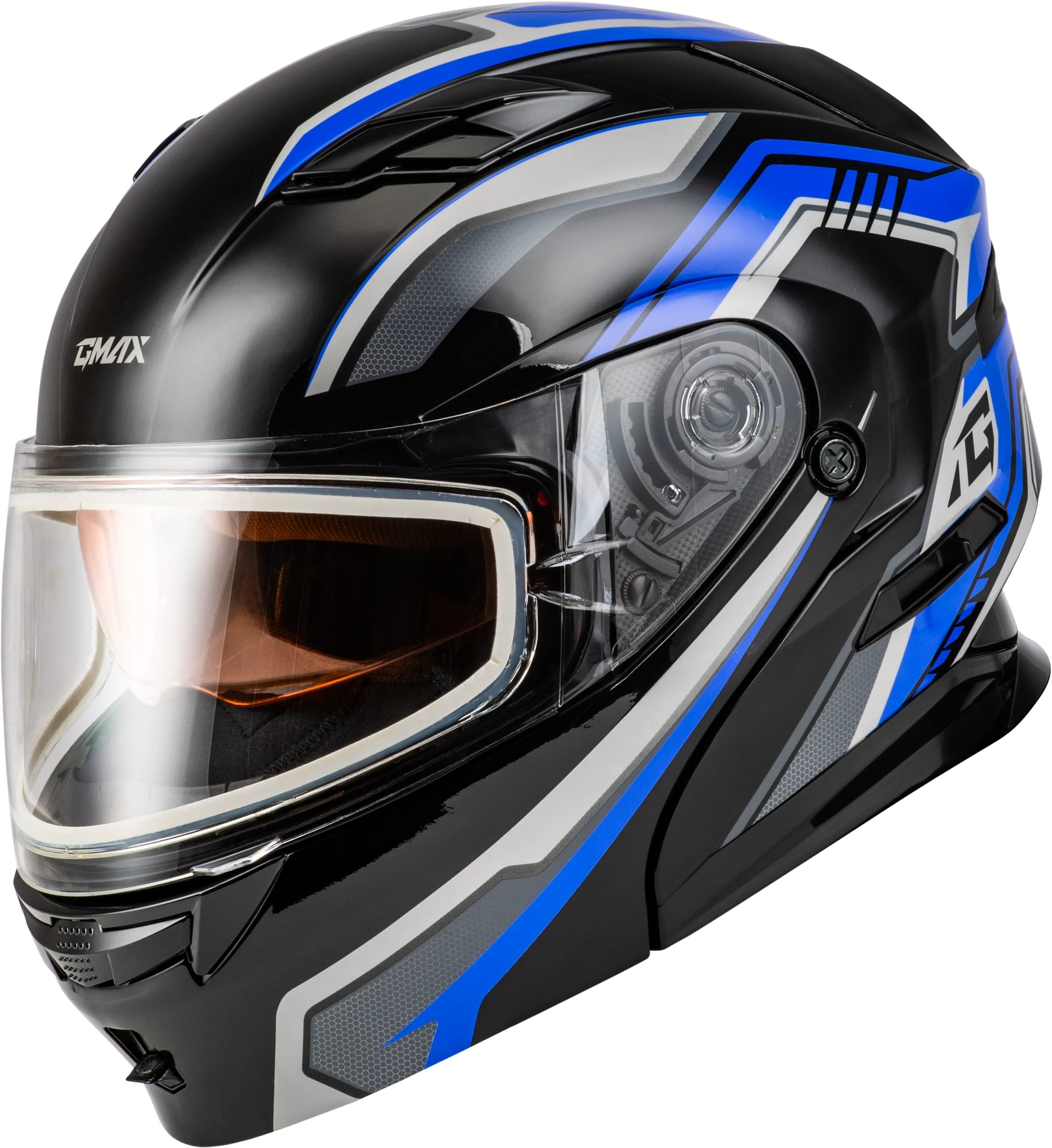 Md-01s Transistor Snow Helmet Blue/Black Lg