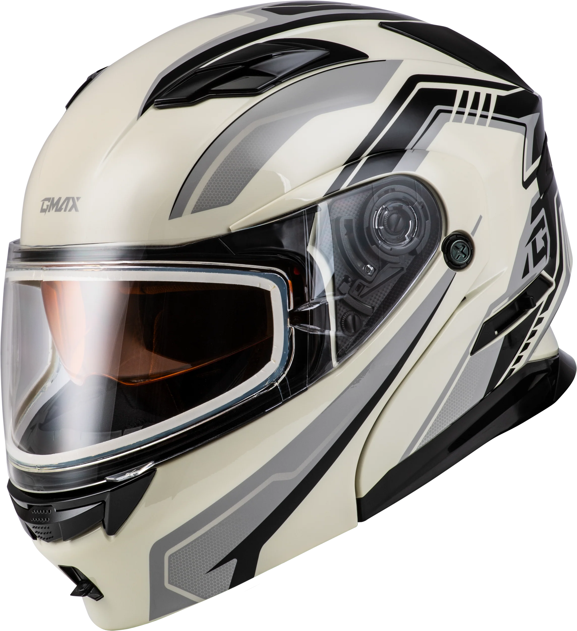 Md-01s Transistor Snow Helmet White/Grey/Black 2x