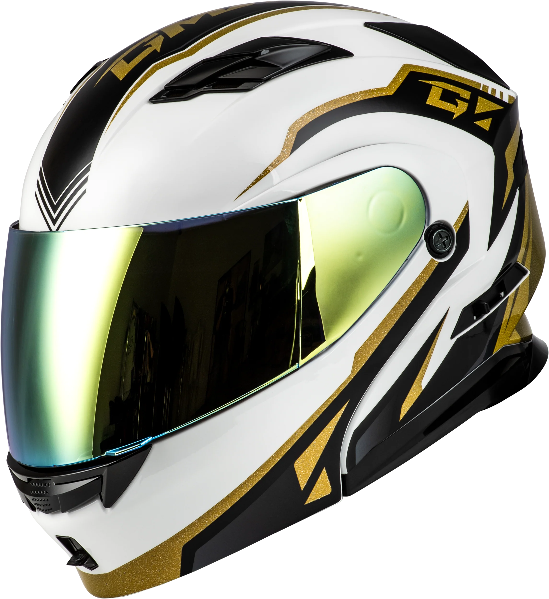 Md-01 Volta Helmet White/Gold/Black Metallic Xs