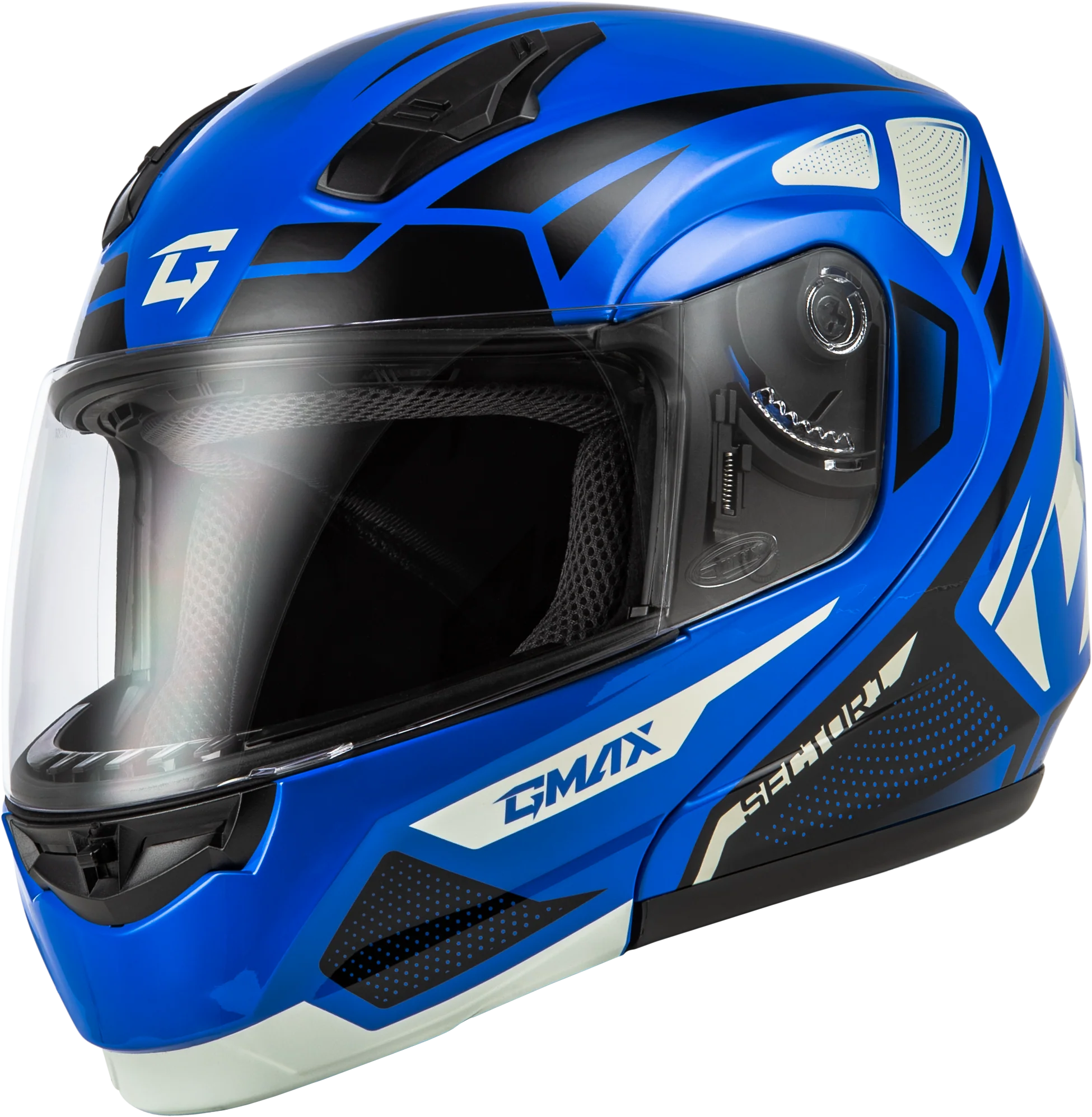 Md-04 Sector Helmet Blue/Black Md