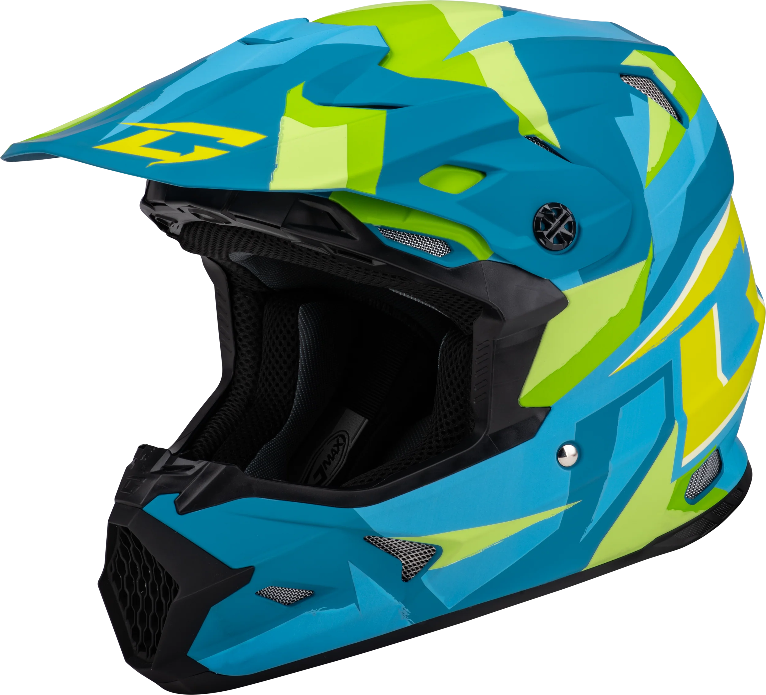Mx-96 Splinter Helmet Matte Blue/Green Sm