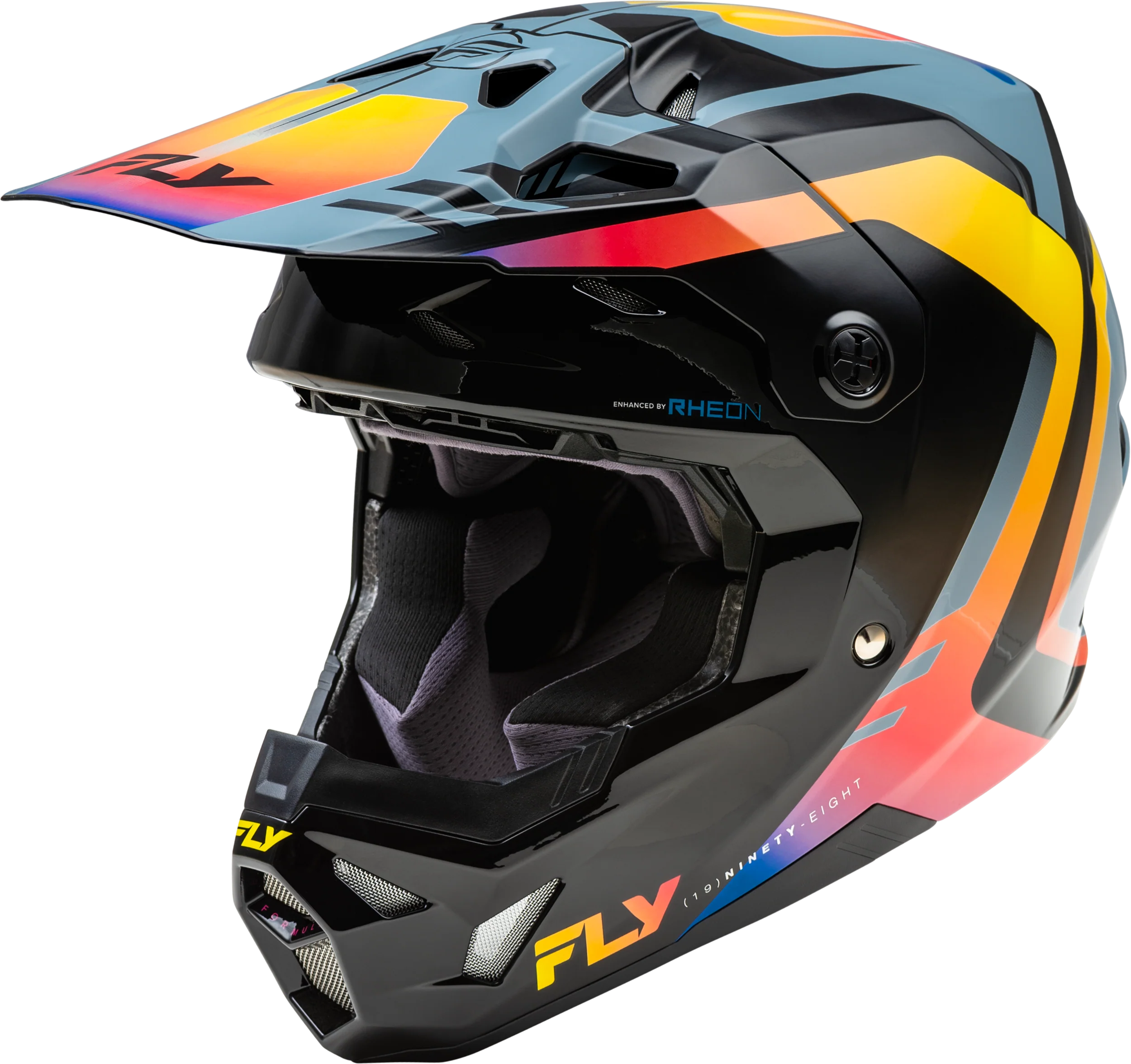 Formula Cp Krypton Helmet Grey/Black/Electric Fade Xs
