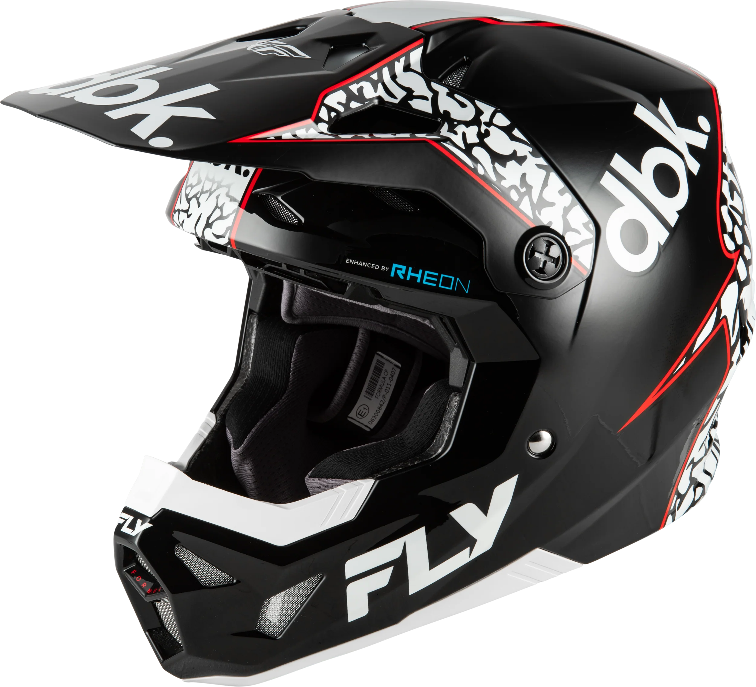 Formula Cp Dbk Helmet Black/White/Red Sm