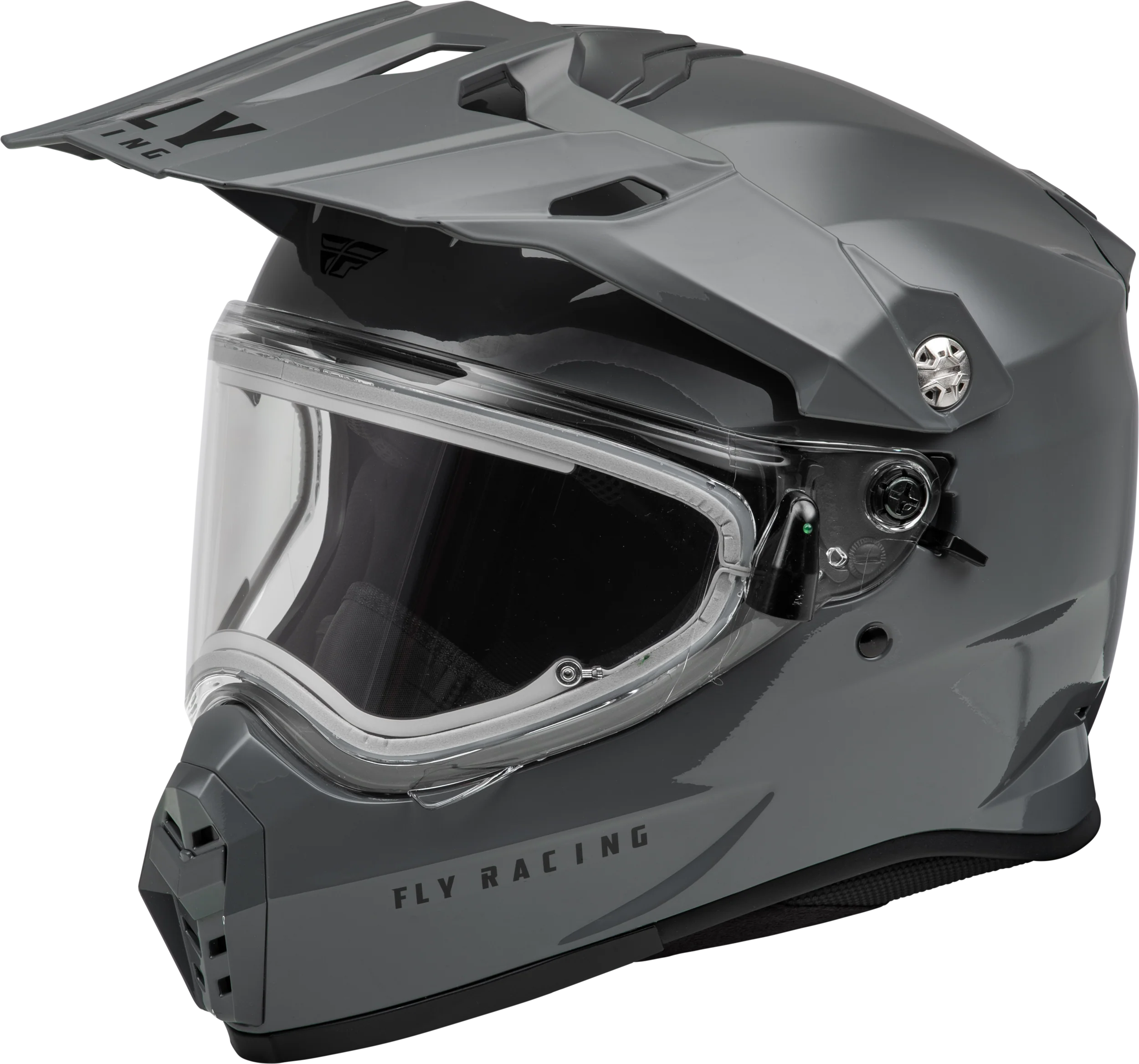 Trekker Cw Solid Helmet Elec Shld Grey Lg