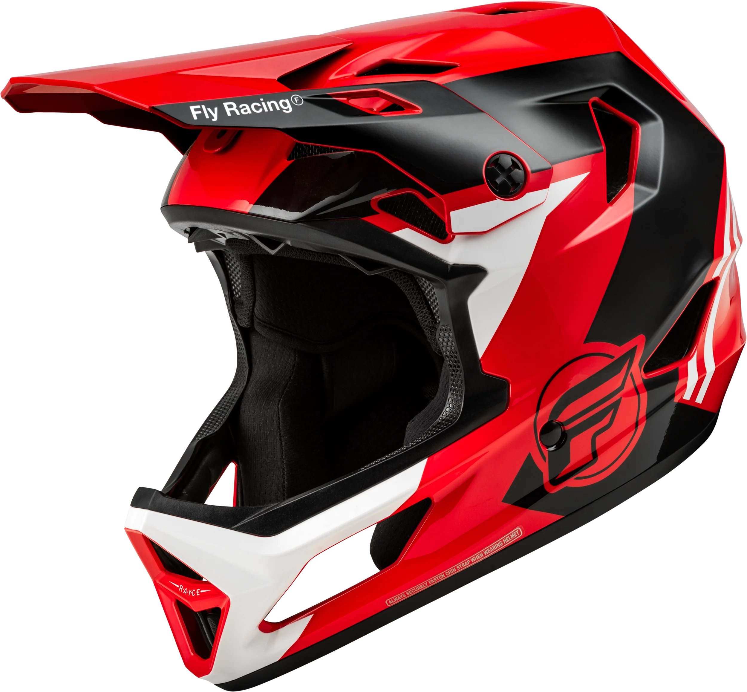 Rayce Bicycle Helmet Red/Black/White Sm