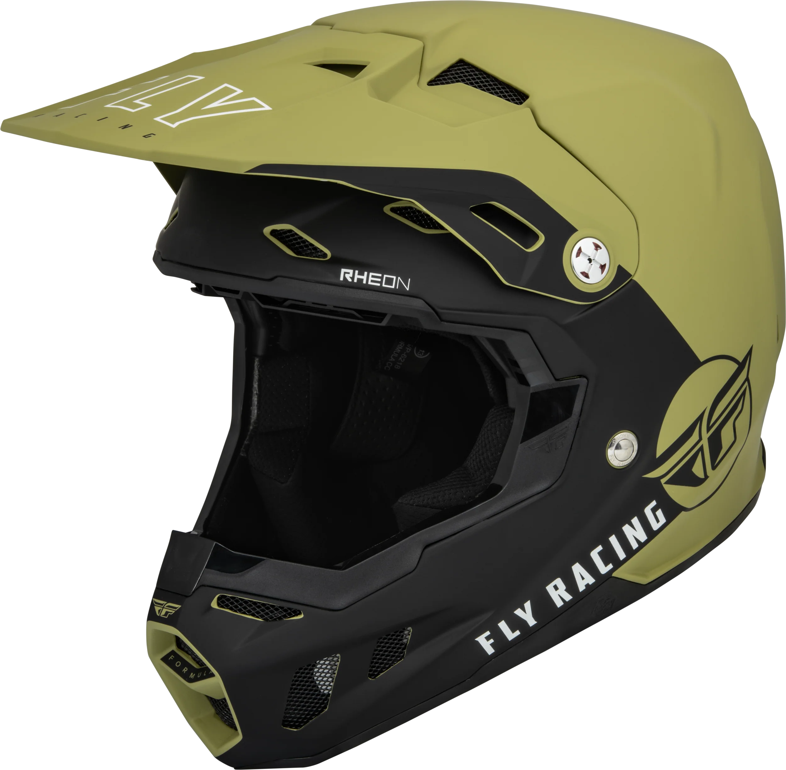 Youth Formula Cc Centrum Helmet Matte Olive Grn/Blk Yl