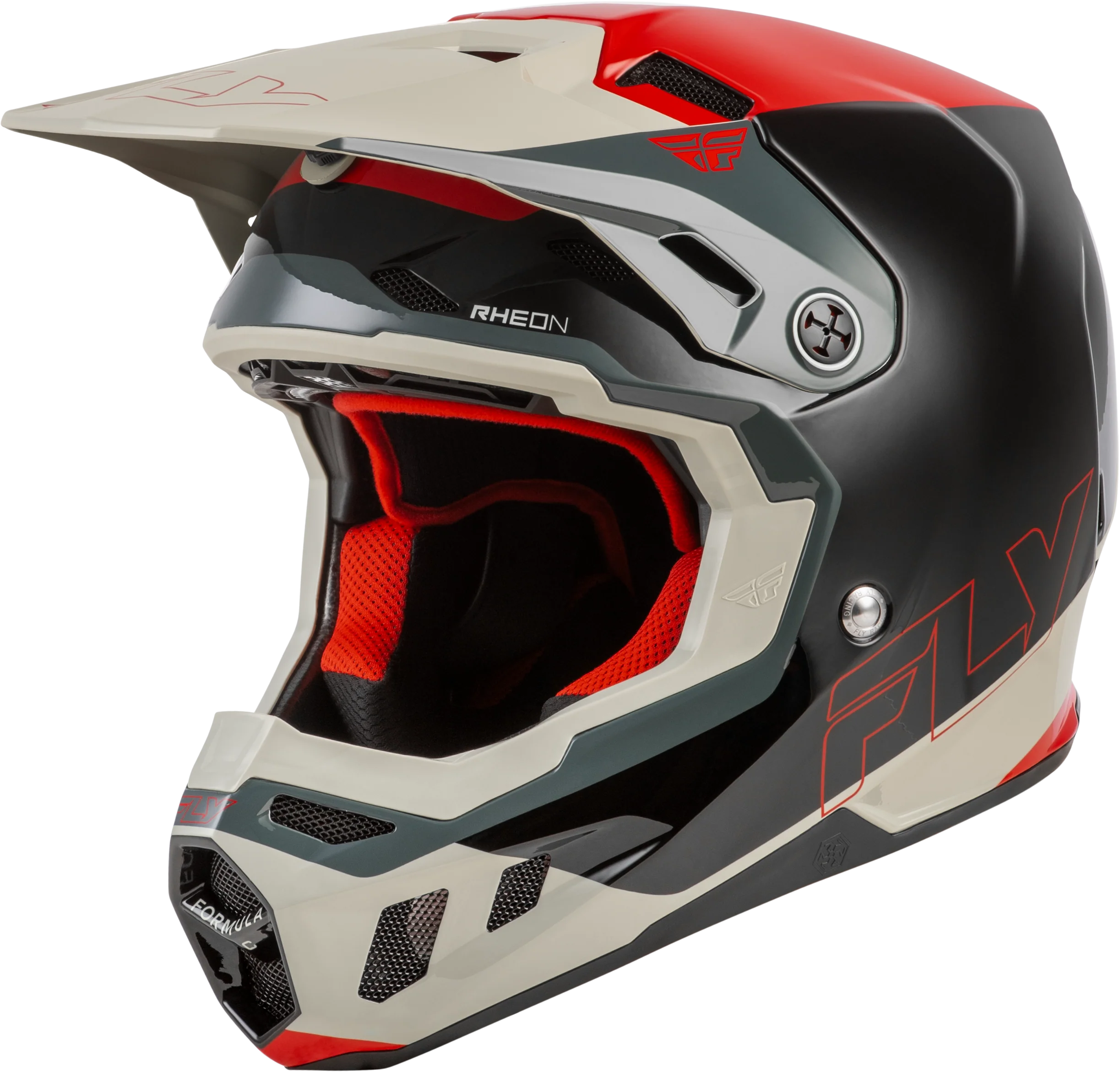 Formula Cc Glide Helmet Black/Red/Grey Xl