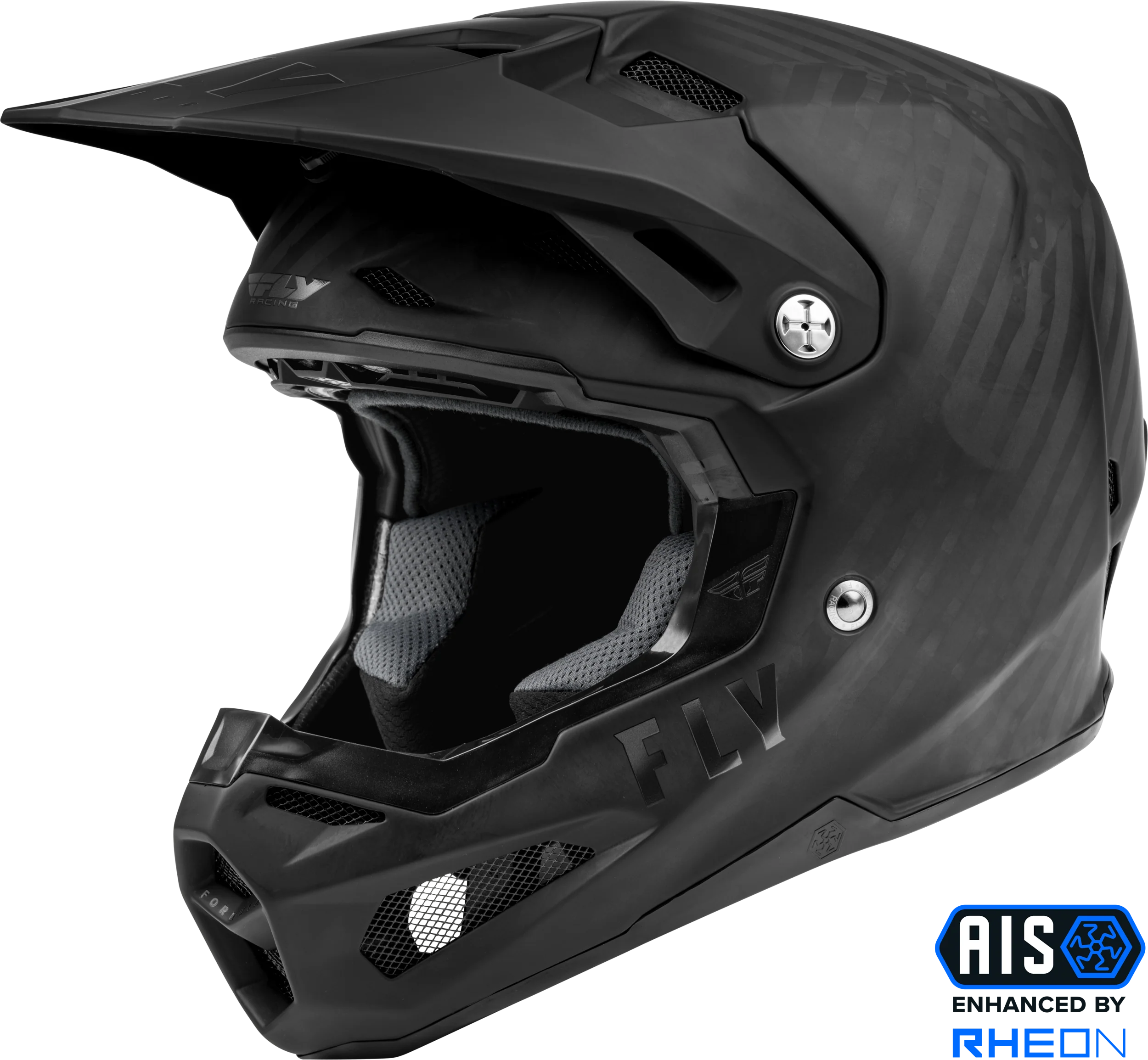 Youth Formula Carbon Solid Helmet Matte Black Carbon Yl