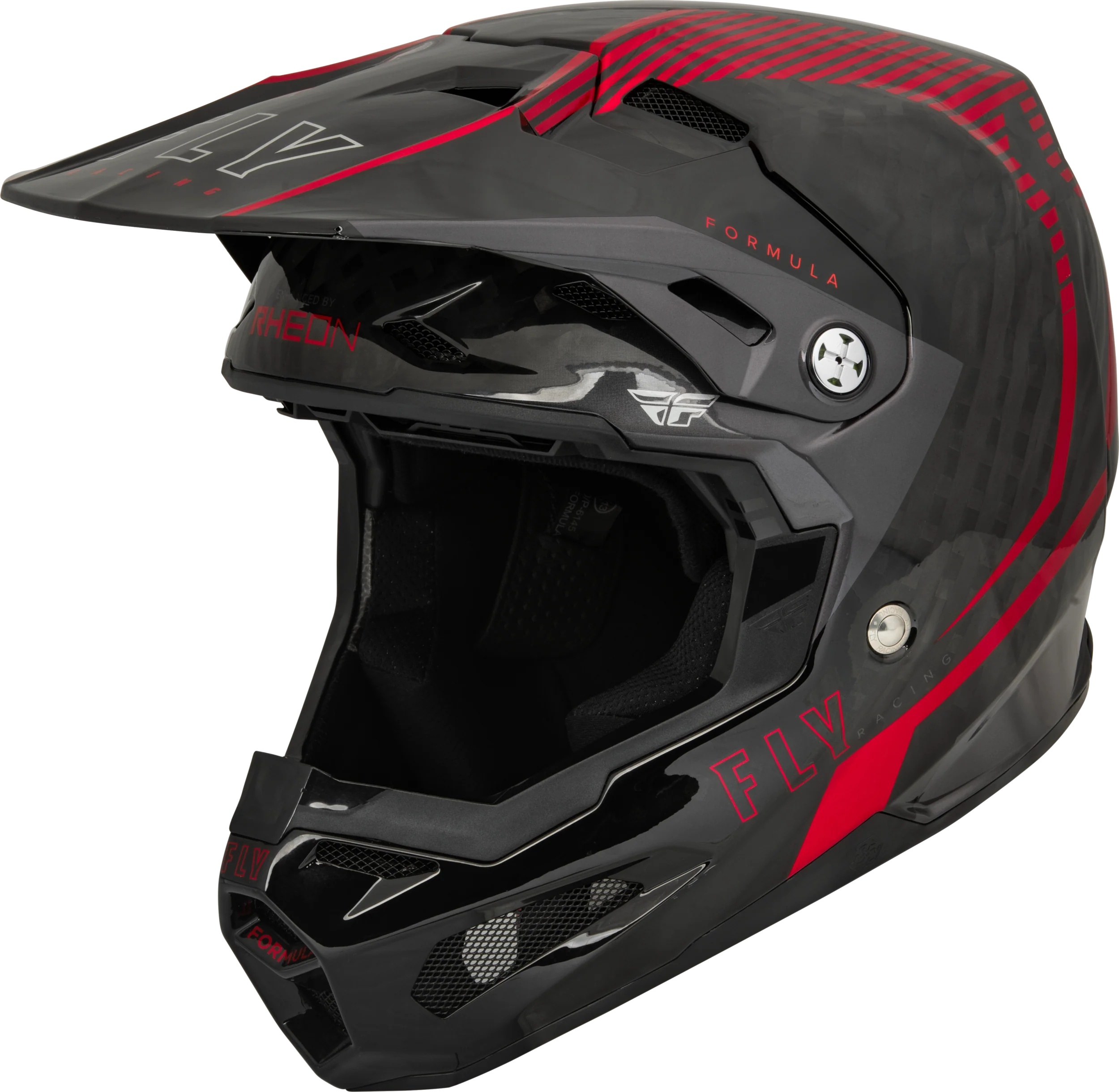 Formula Carbon Tracer Helmet Red/Black Xs